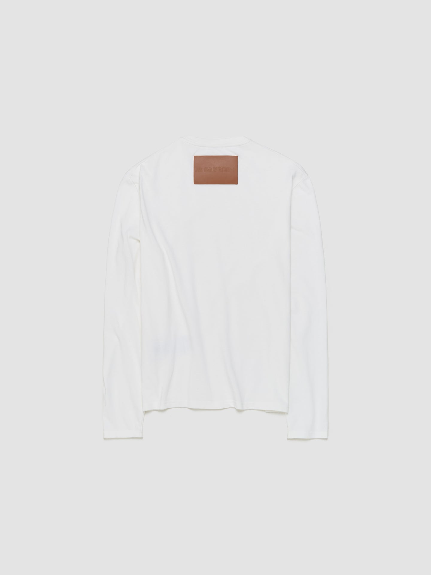 Crewneck Longsleeve T-Shirt in Porcelain