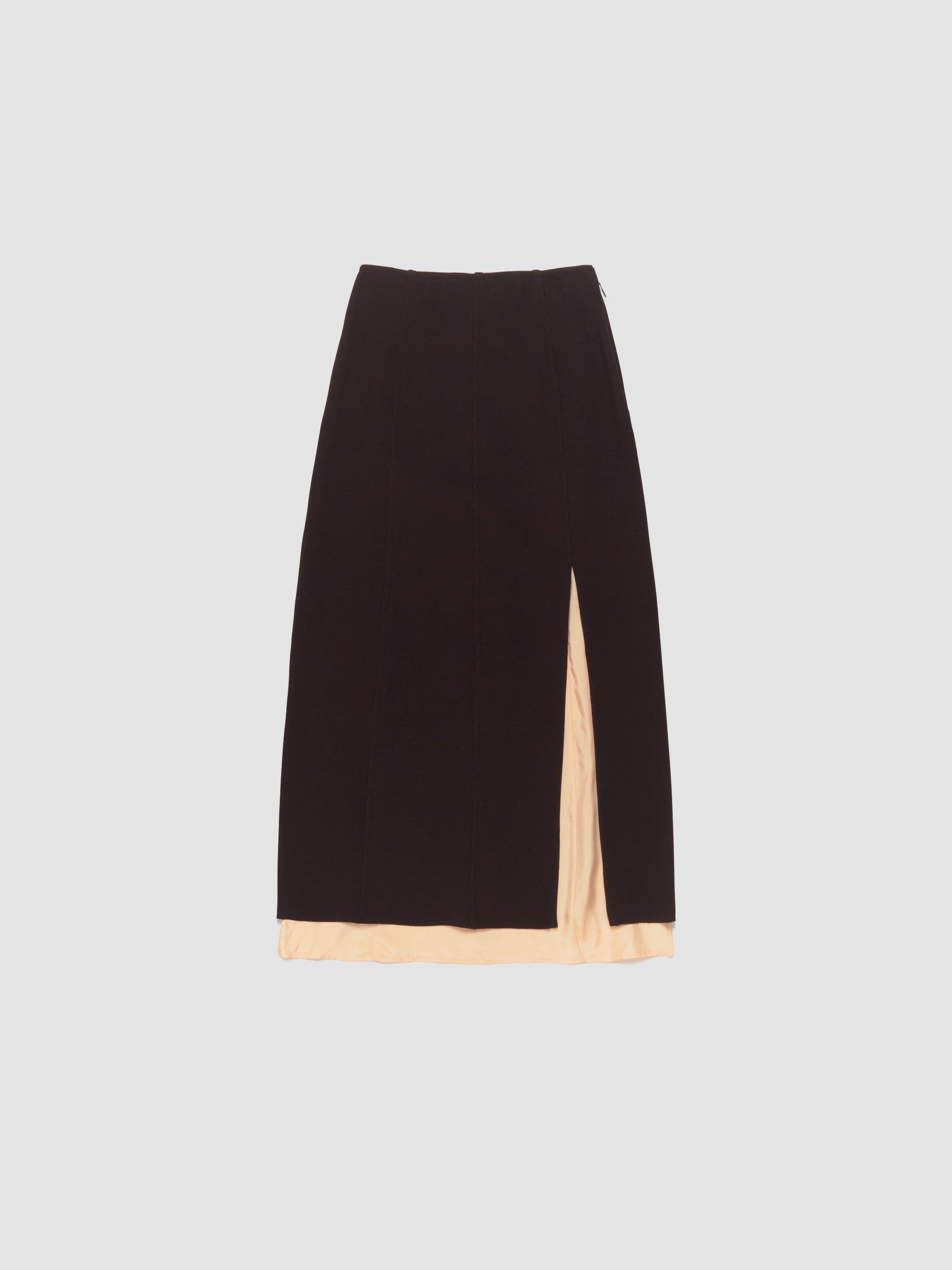 Midi Skirt in Chocolate Brown