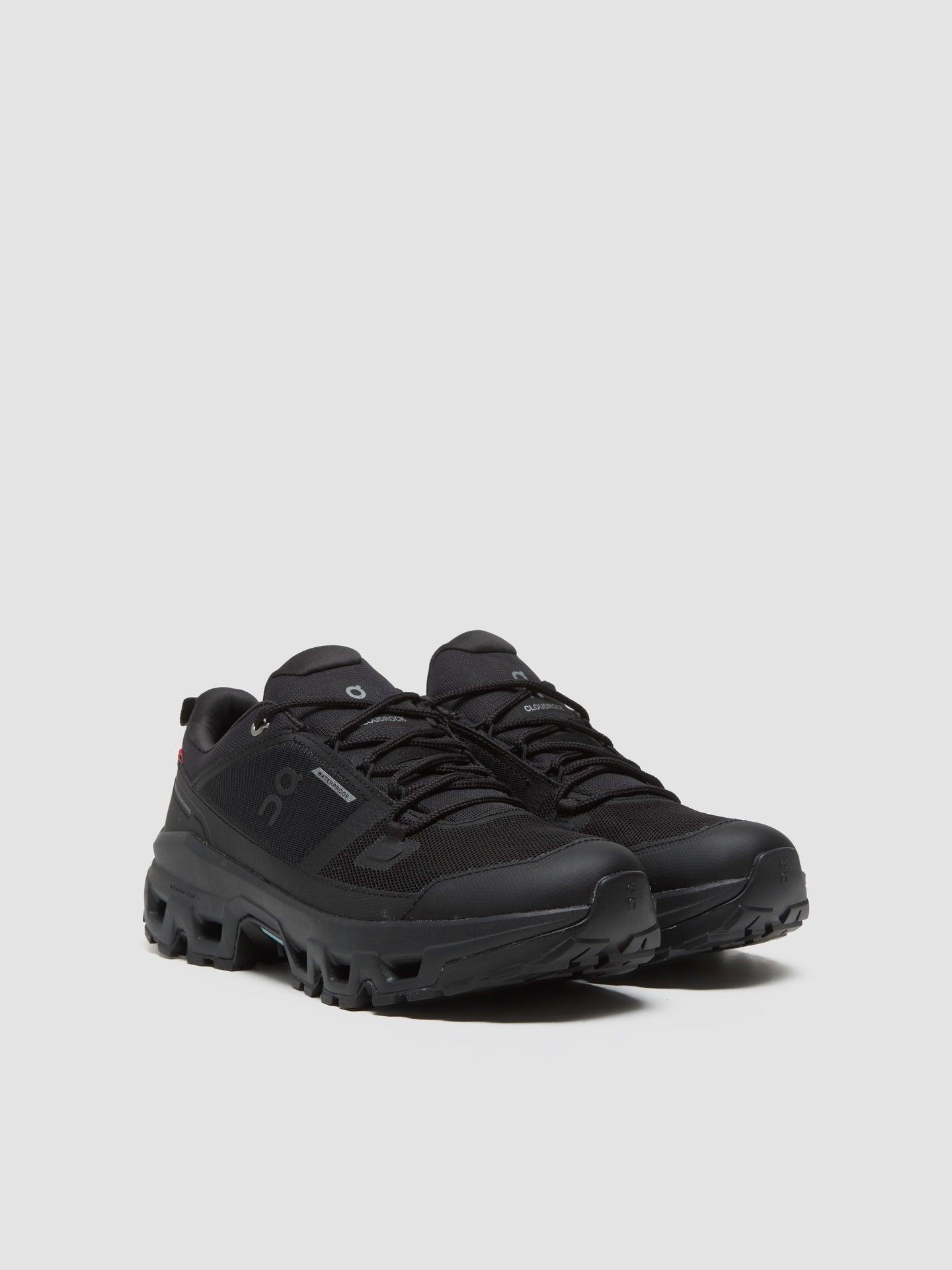 Men's Cloudrock Low Waterproof Sneaker in Black