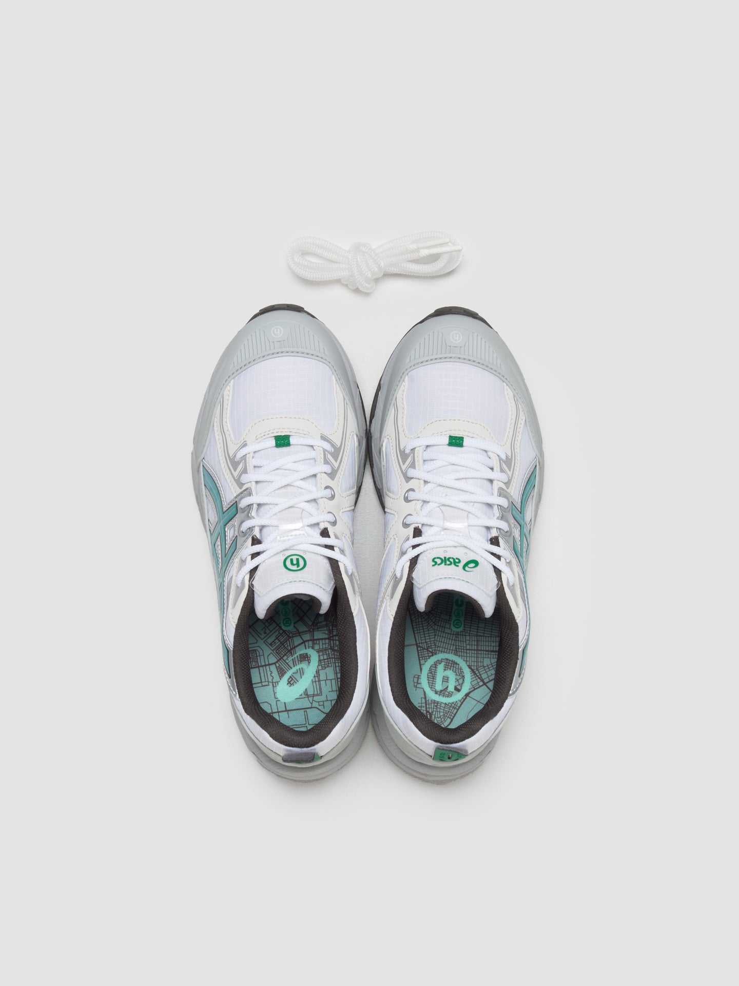 x Hidden NY GEL-VENTURE 6 SHIELD Sneaker in White & Wasabi