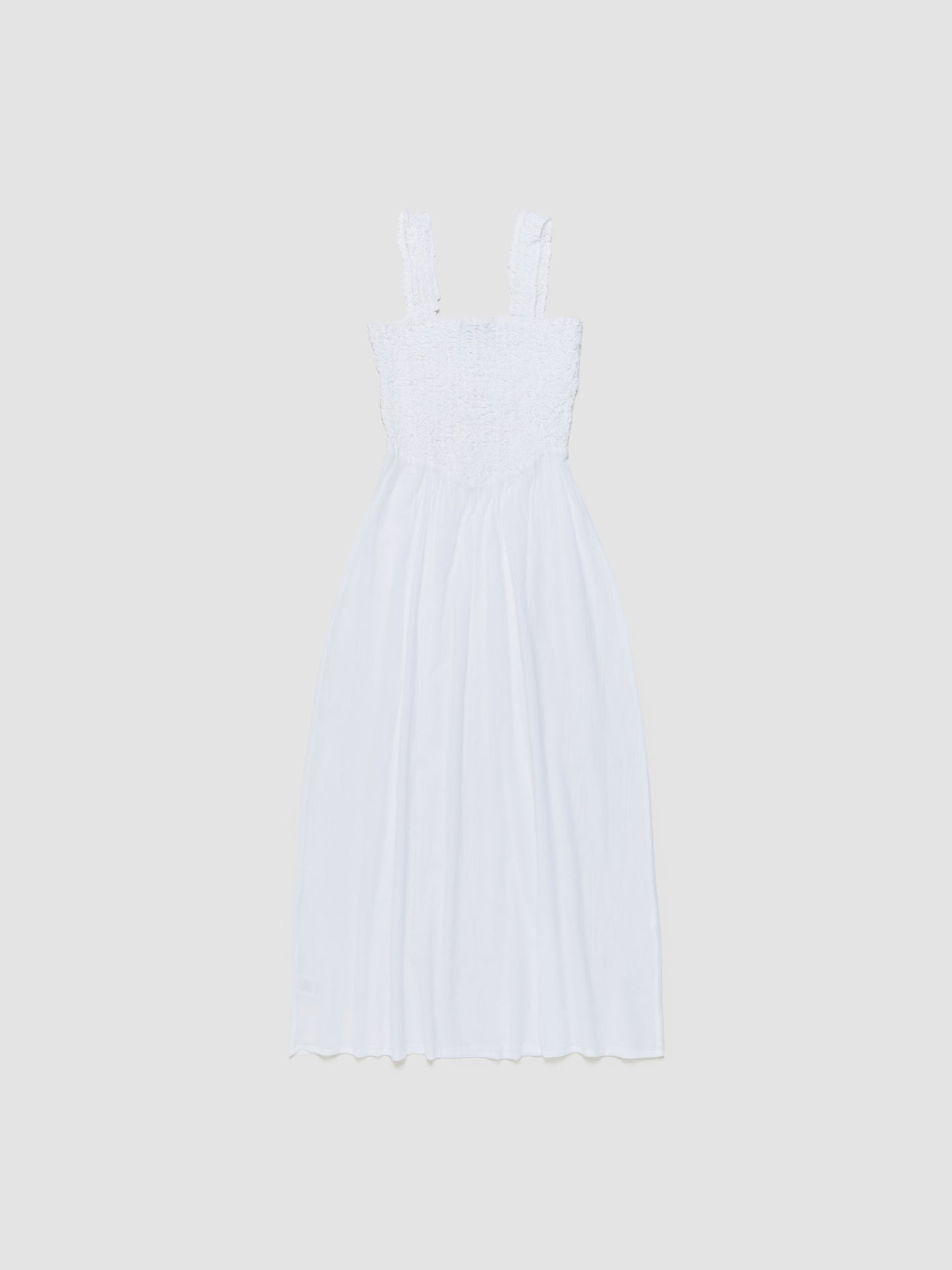 Fole Maxi Dress in White