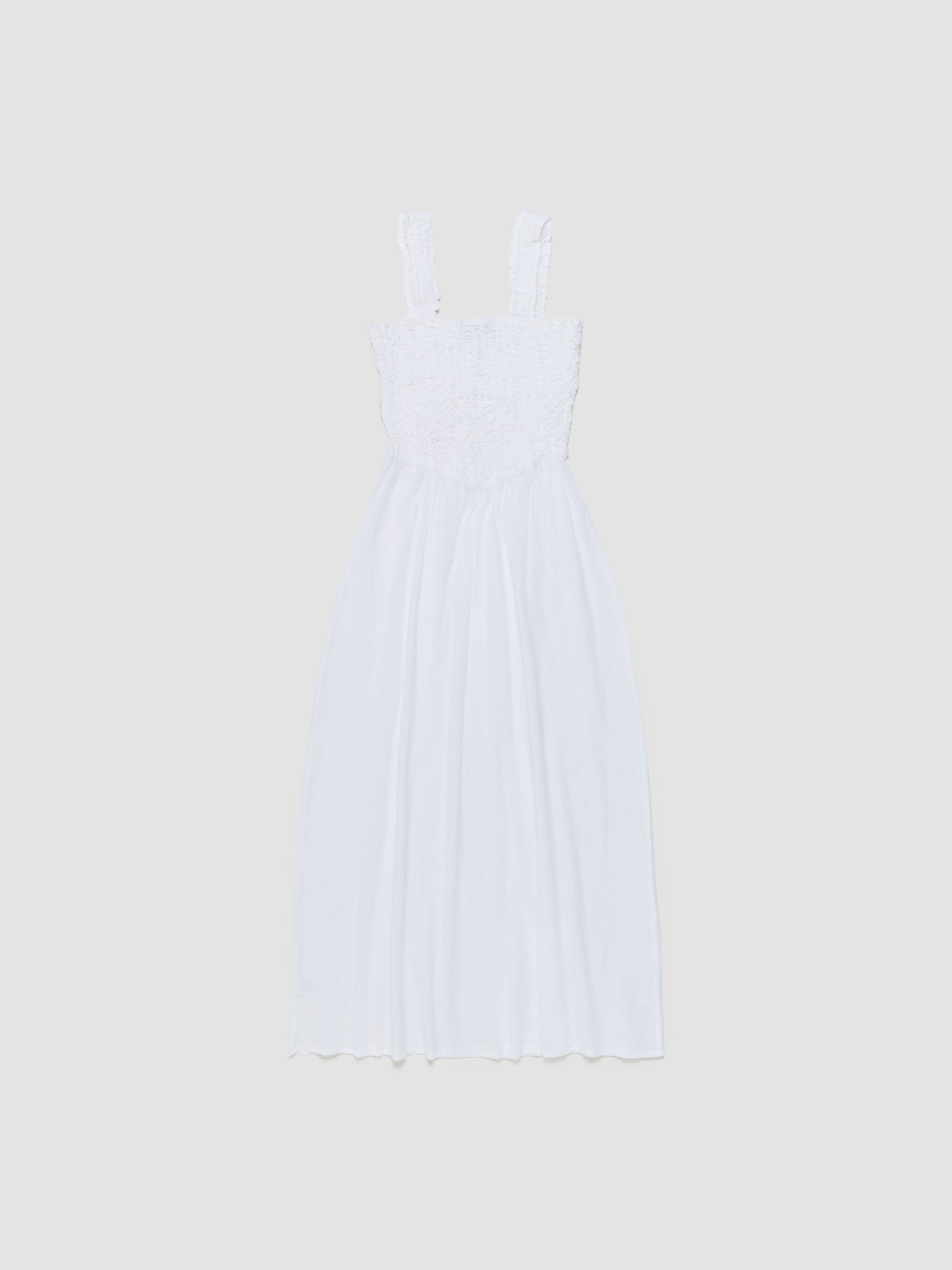 Fole Maxi Dress in White