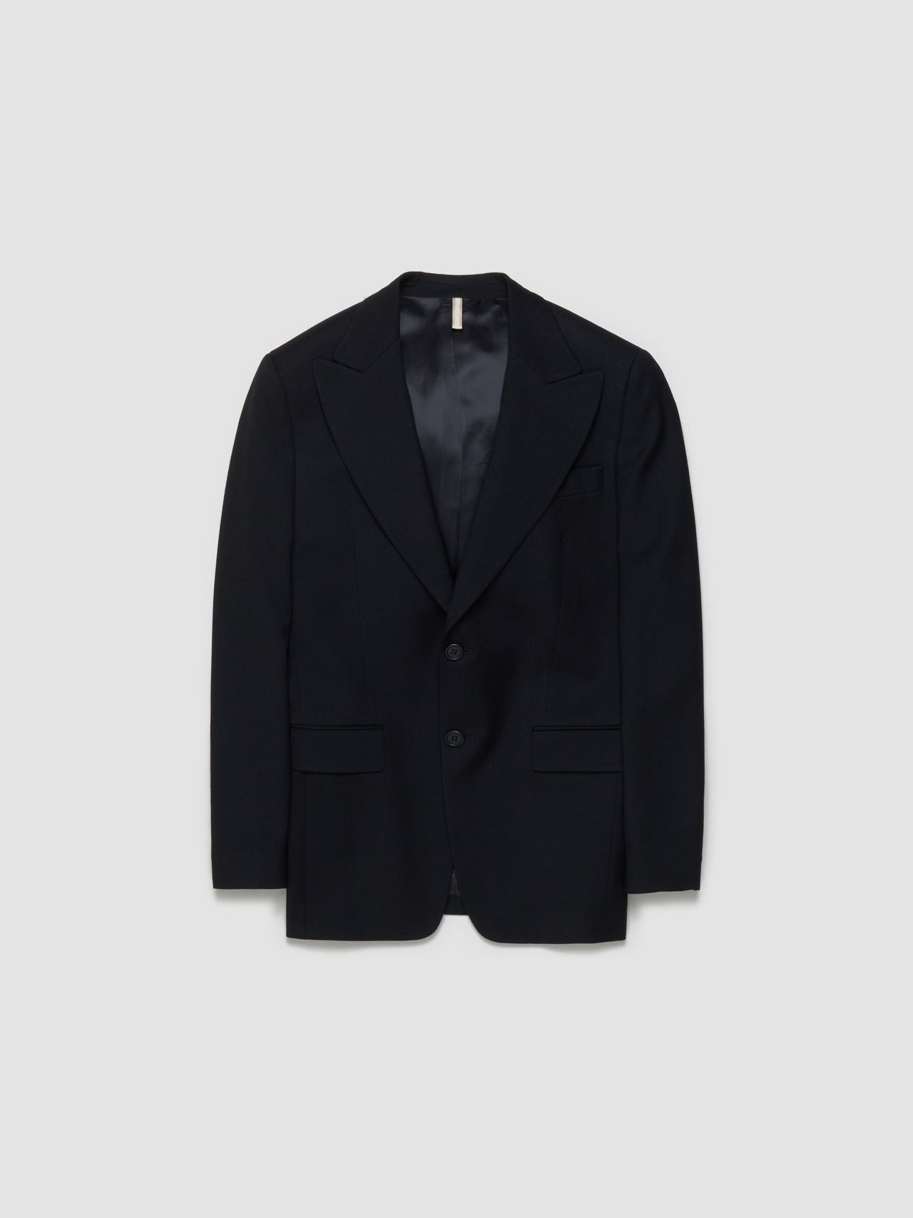 Single-Breasted Blazer in Black