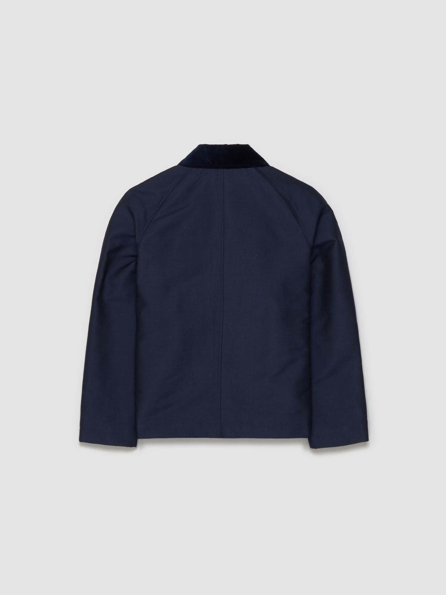 Short Raglan Coat in Navy