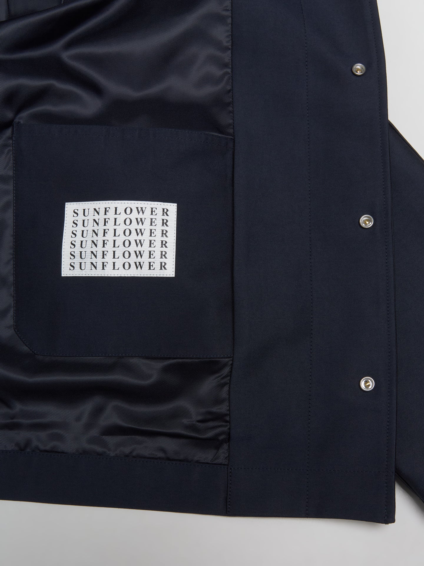 Short Raglan Coat in Navy