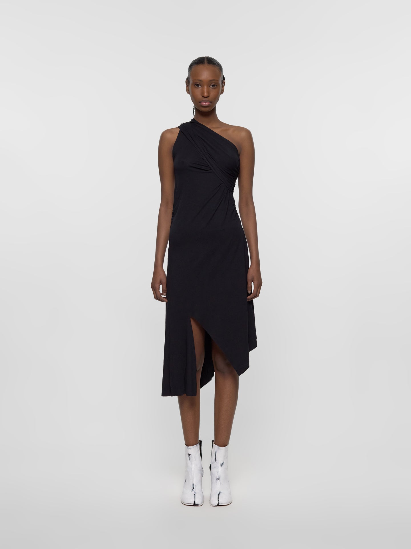 Lucia Midi Dress in Black