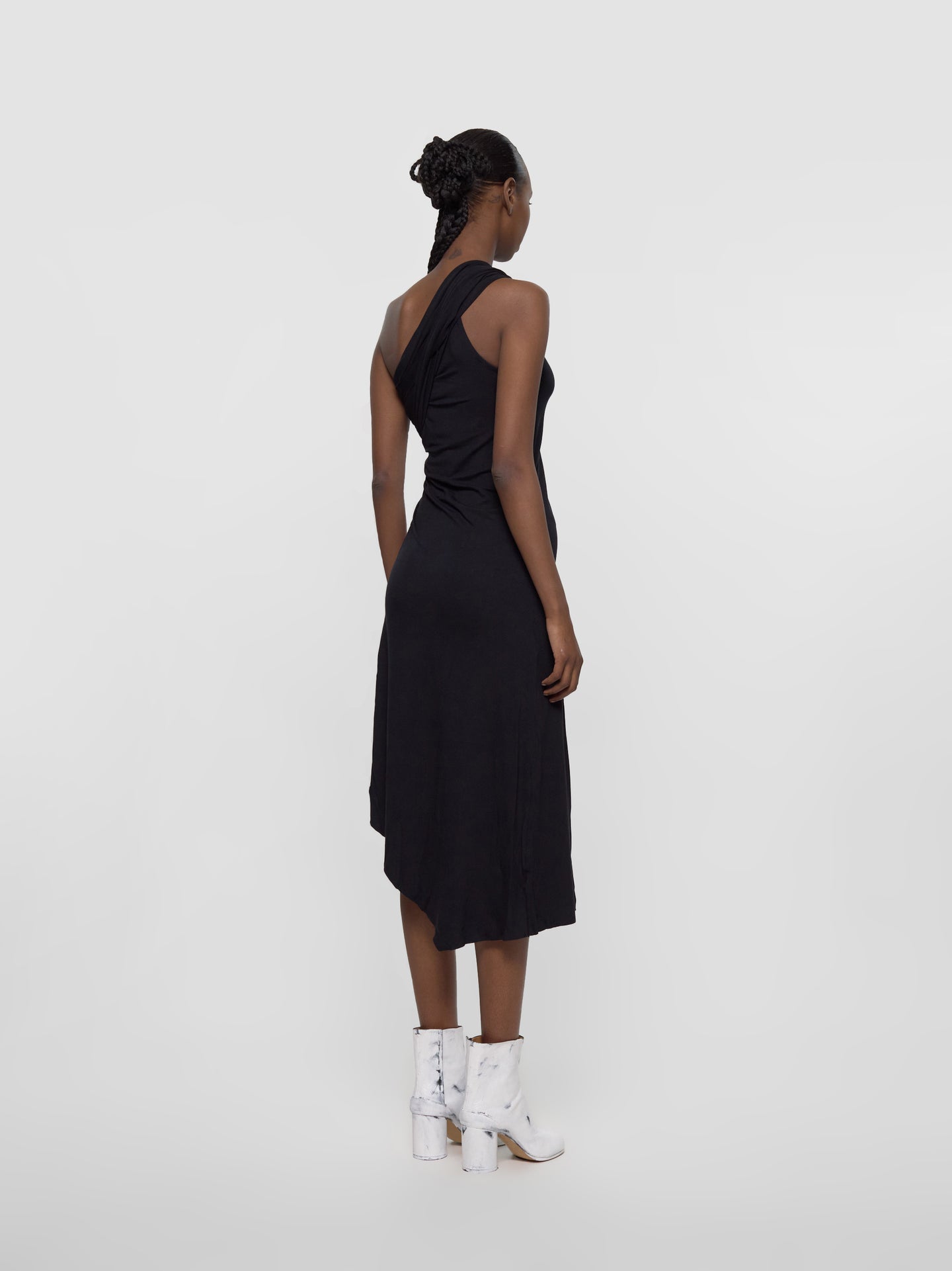 Lucia Midi Dress in Black