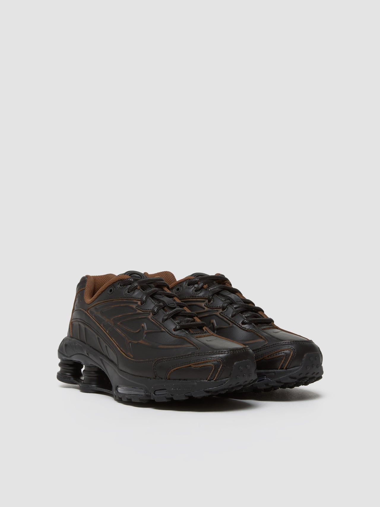 Shox Ride 2 Premium Sneaker in Black & British Tan