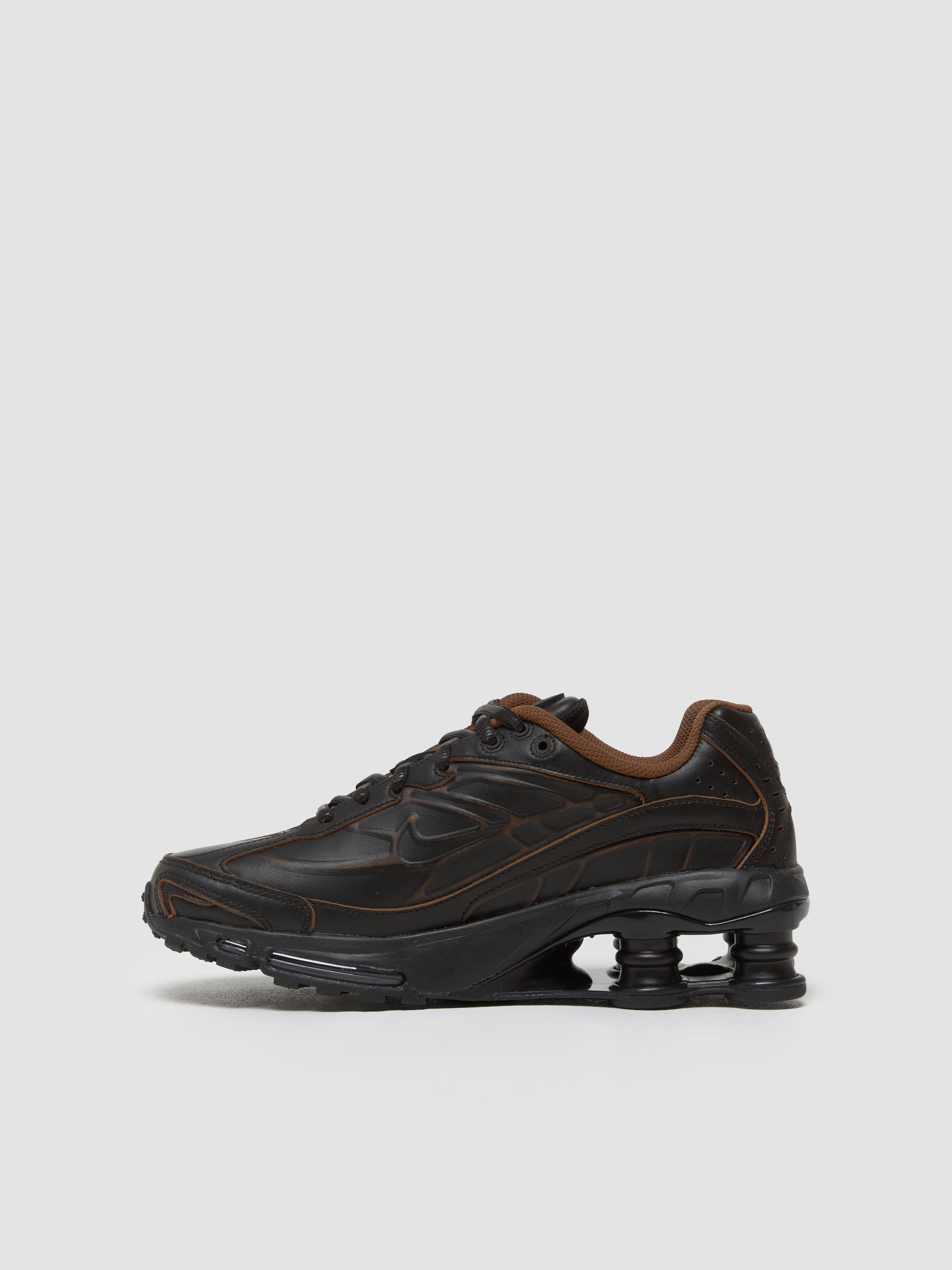 Shox Ride 2 Premium Sneaker in Black & British Tan