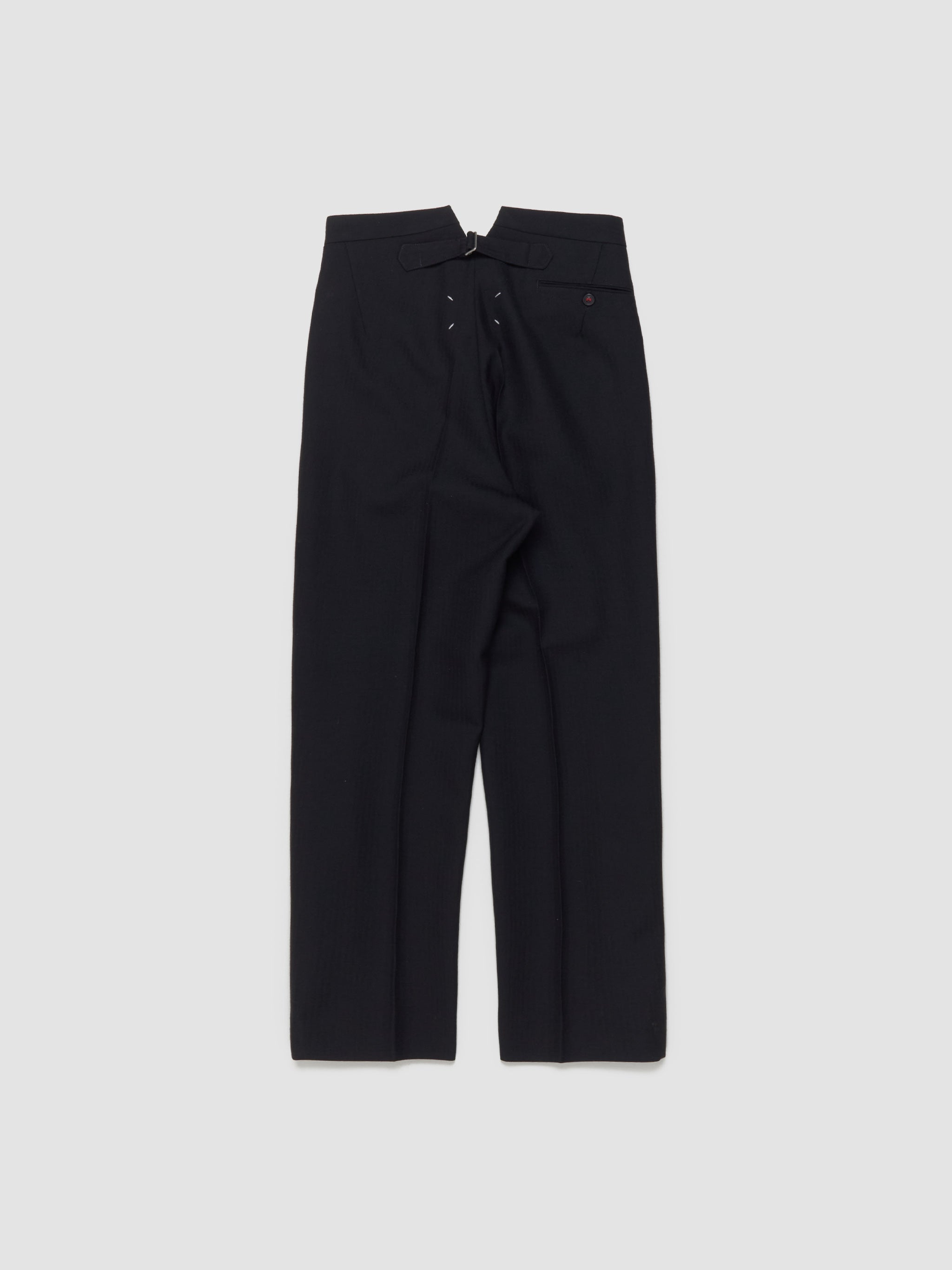 Classic Wool Trousers in Black