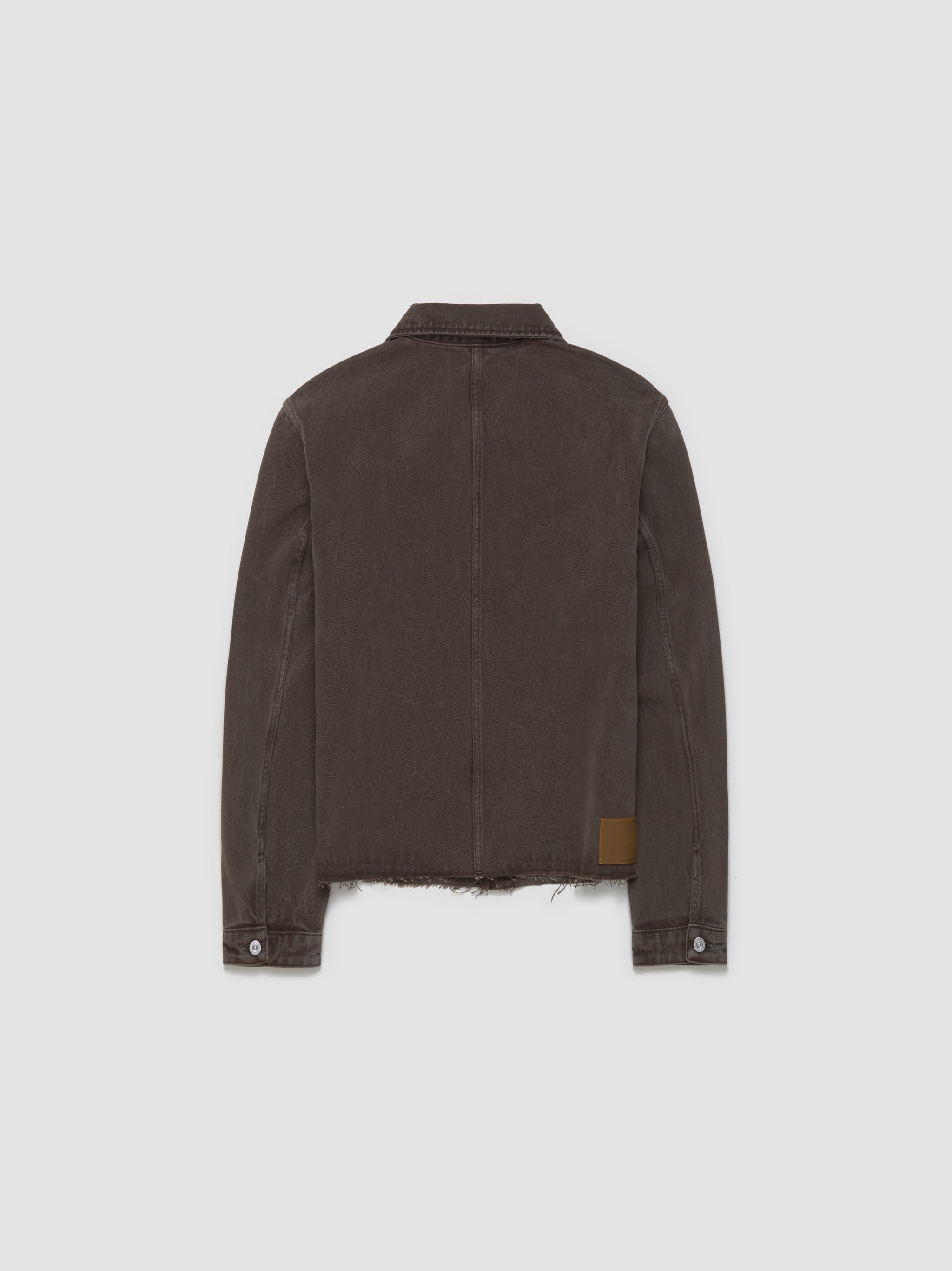 Cut Rebirth Jacket in Choco Overdye