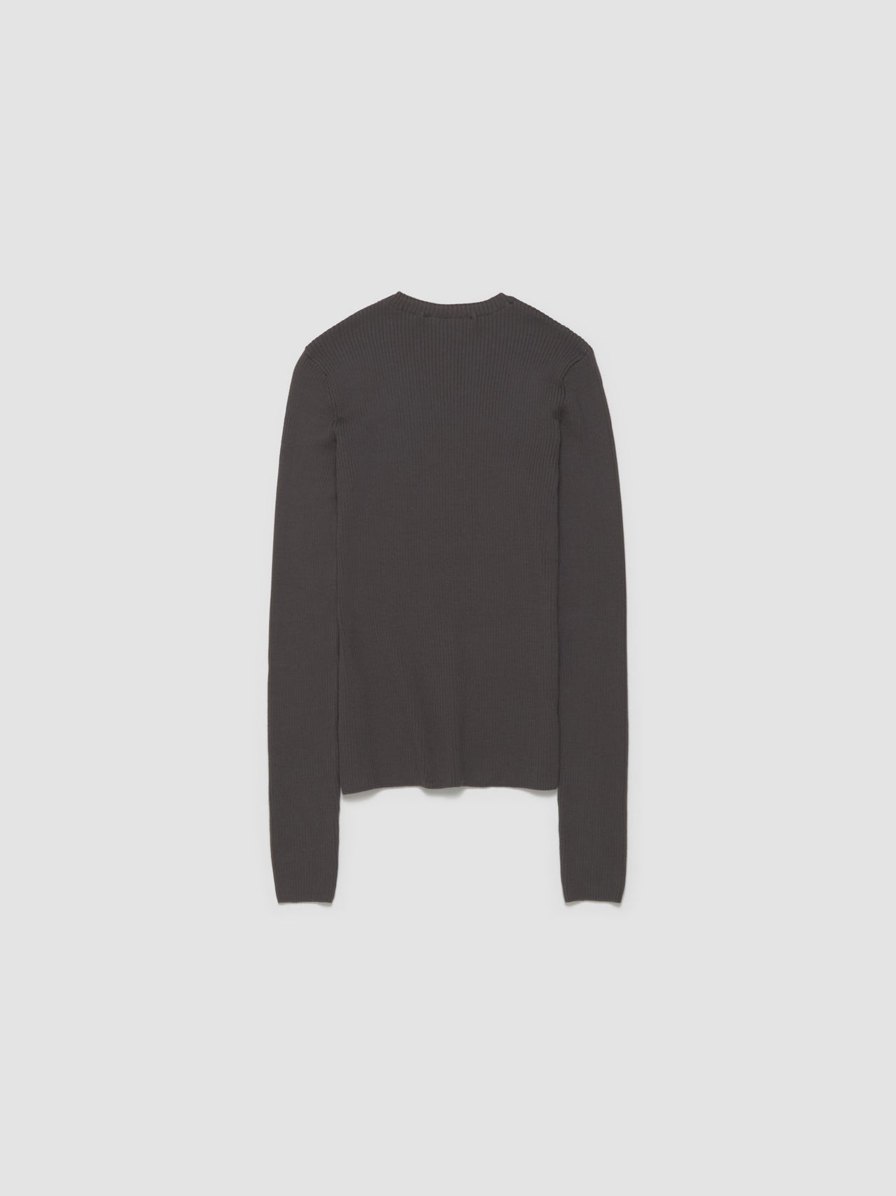 Compact Roundneck Sweater in Fog Clean