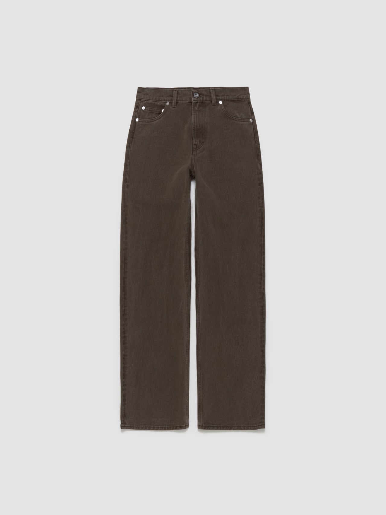 70s Cut Pants in Choco Overdye