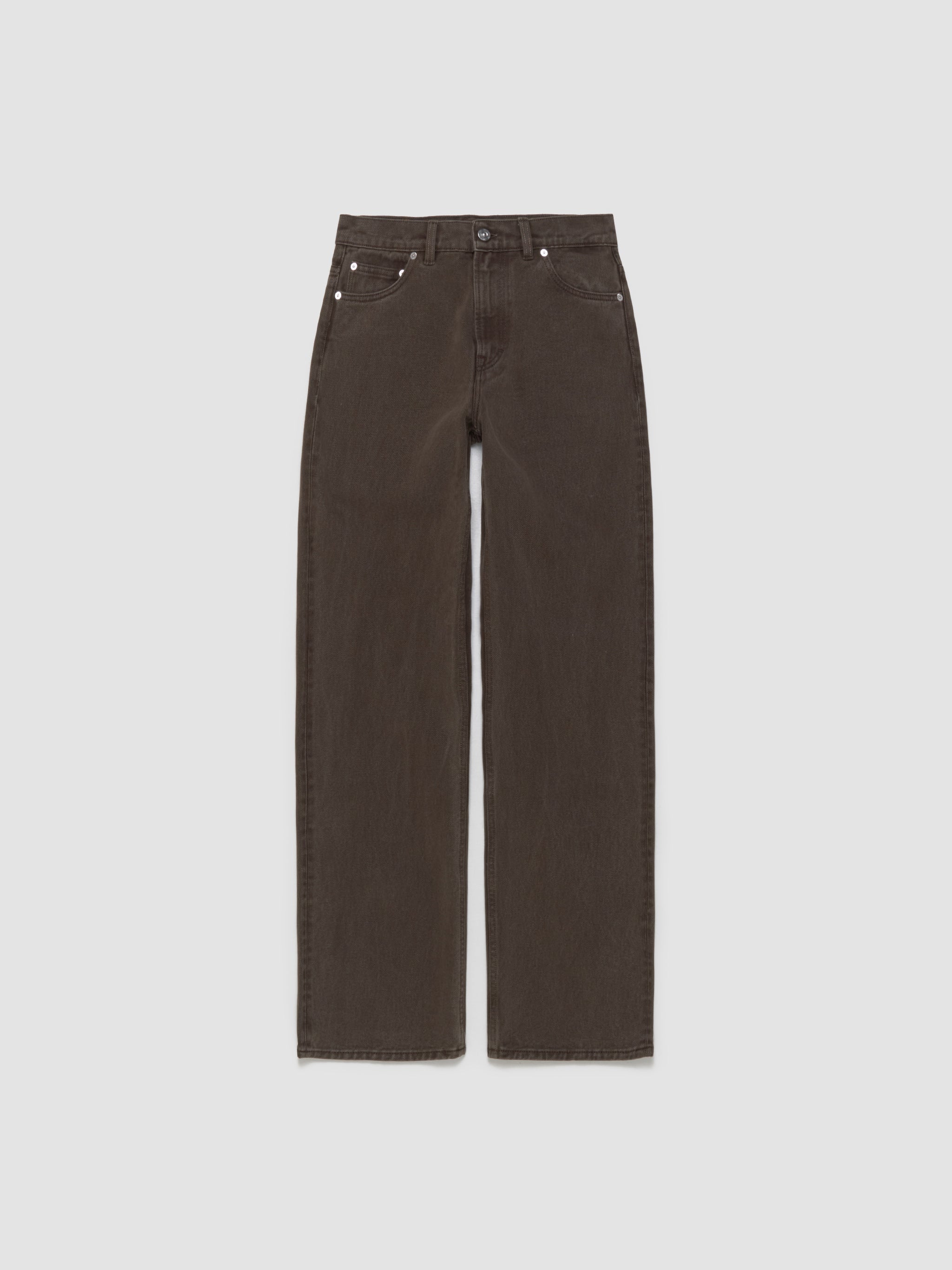 70s Cut Pants in Choco Overdye