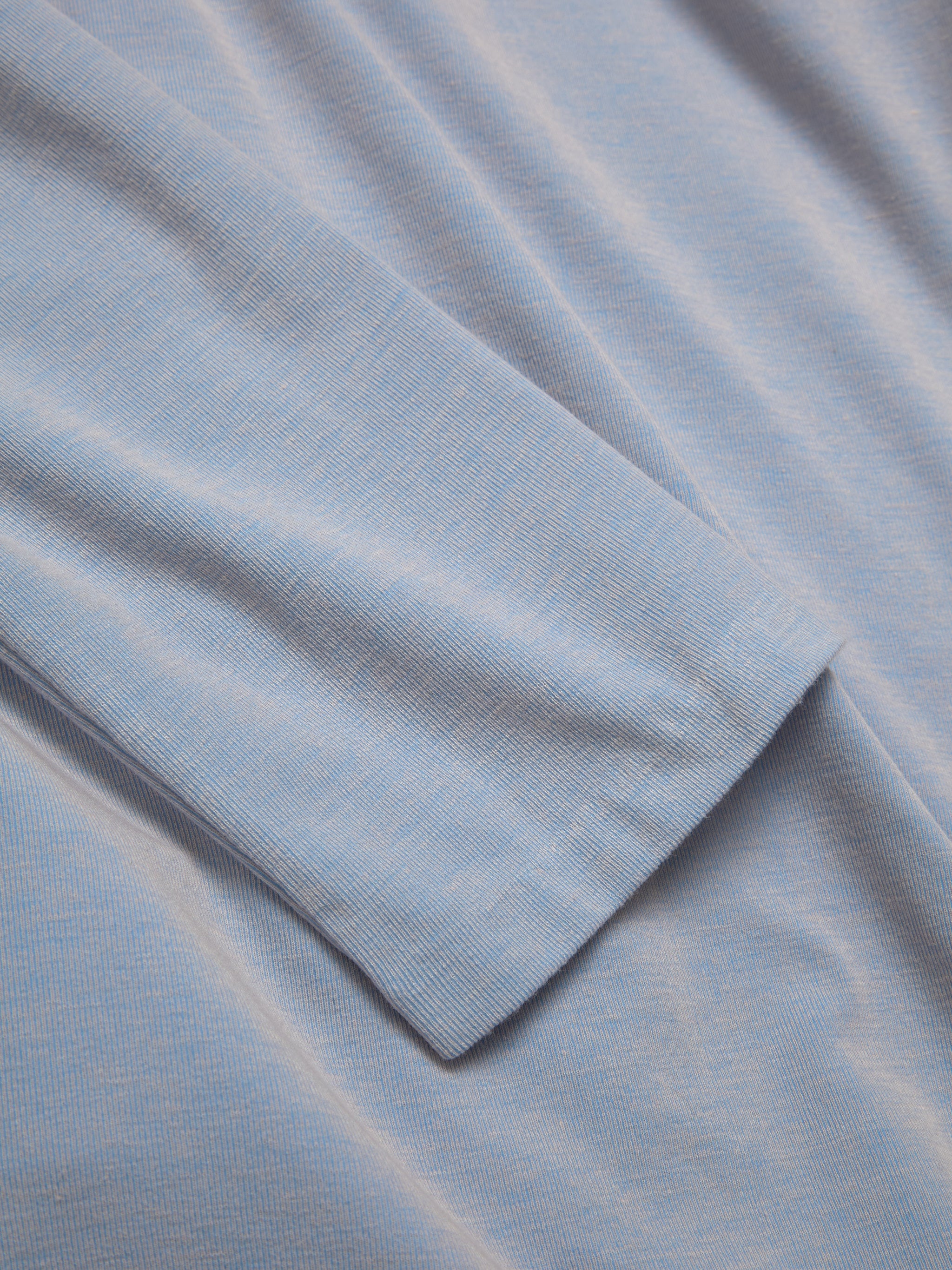 Slim Zip Longsleeve in Solaro Blue