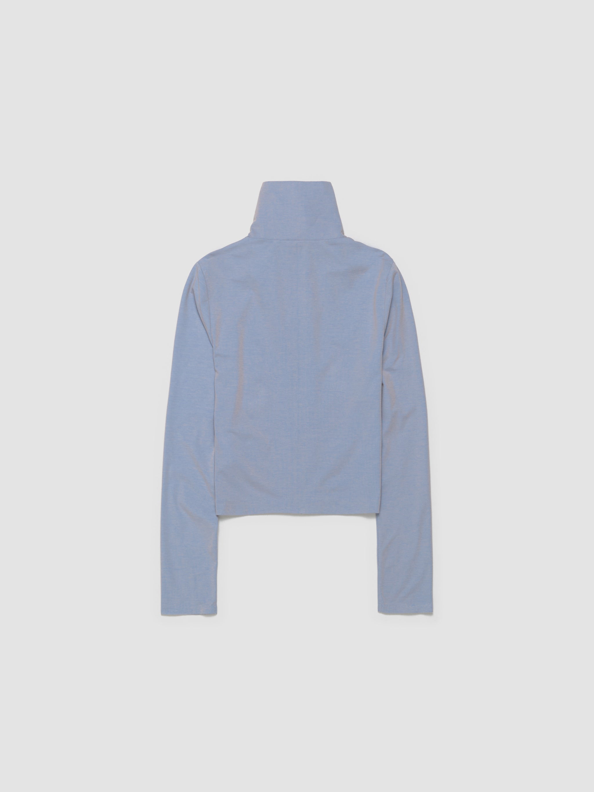 Slim Zip Longsleeve in Solaro Blue