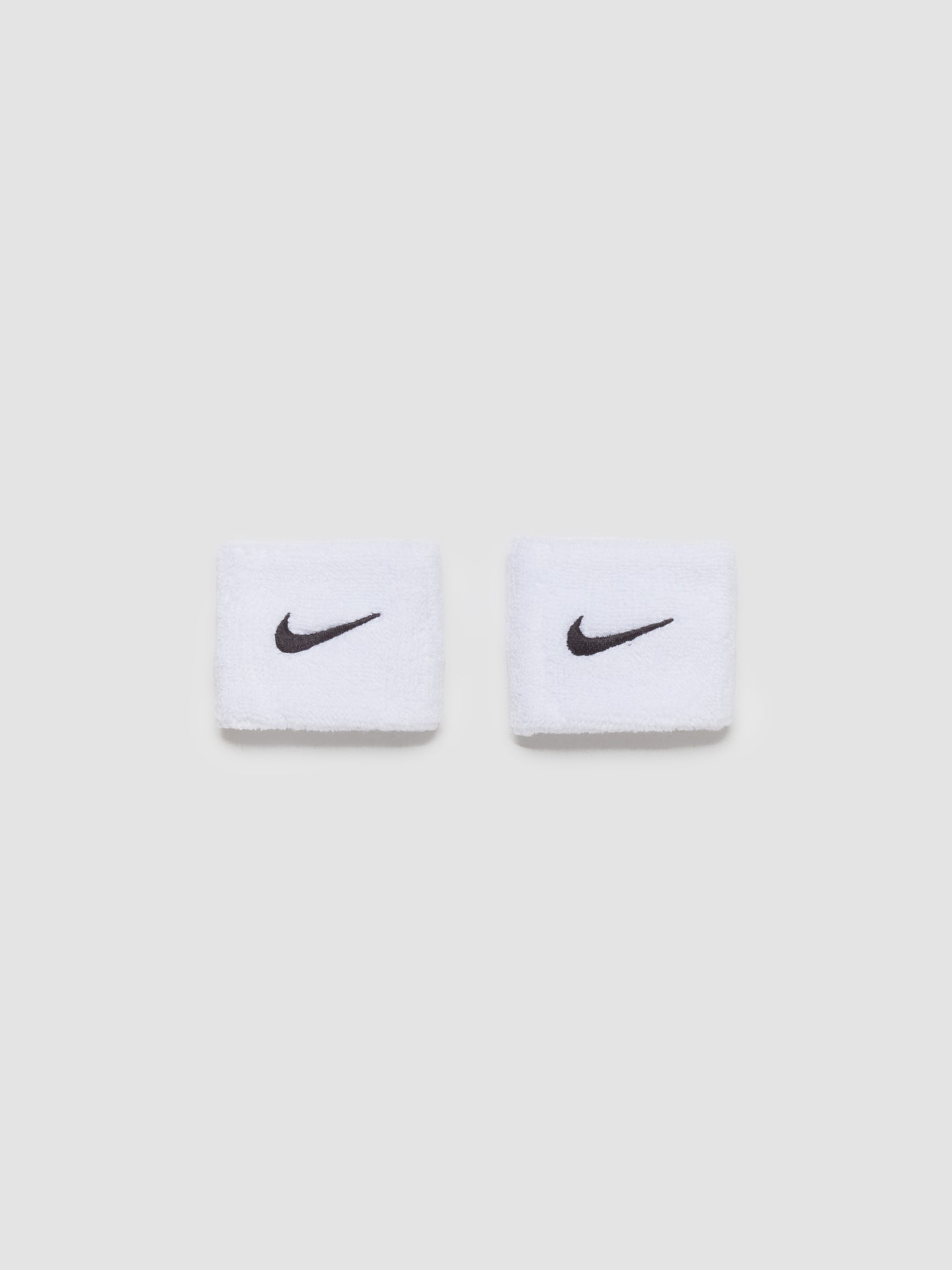 Swoosh Wristbands in White