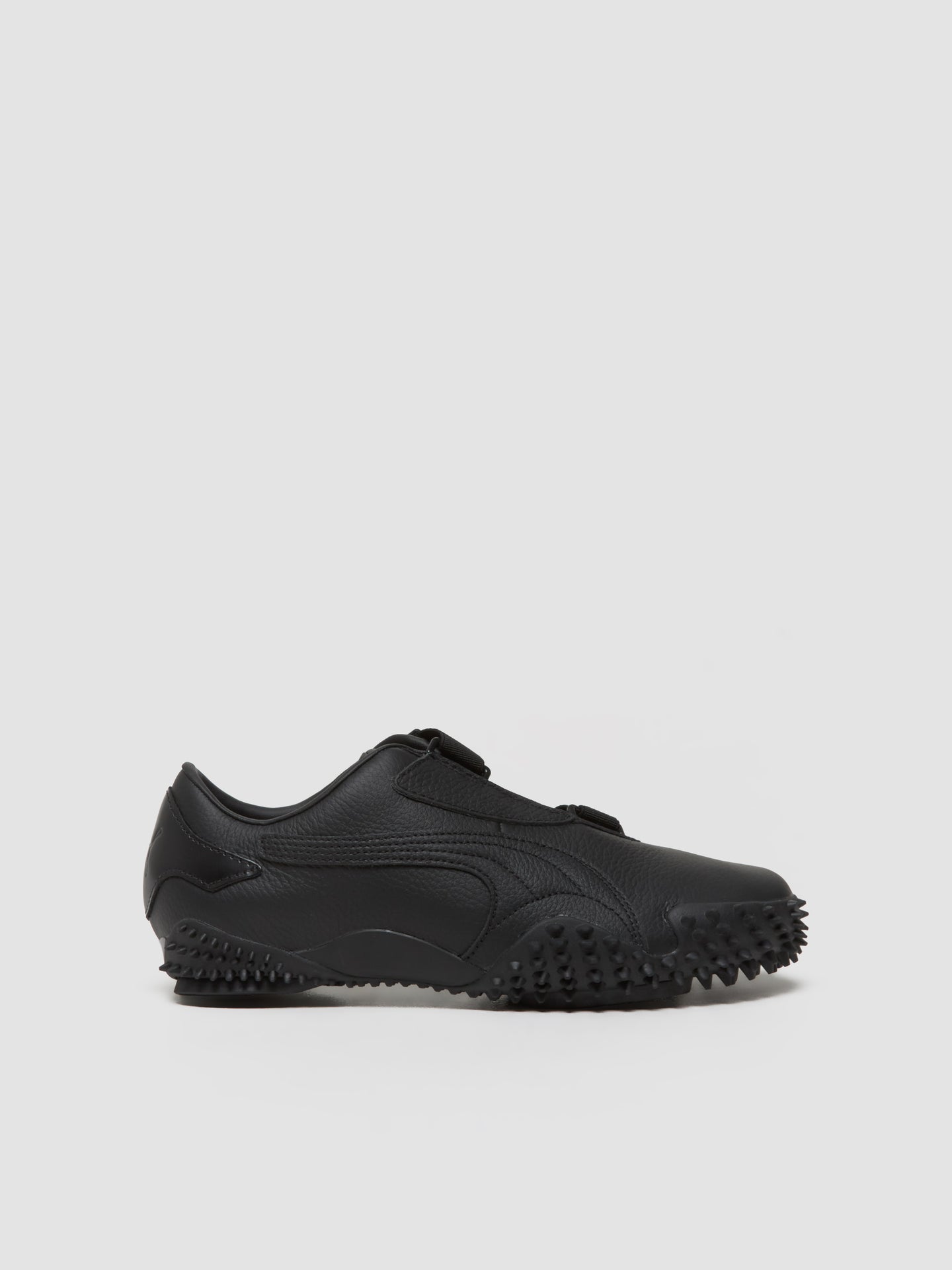 Mostro Leather Sneaker in Black