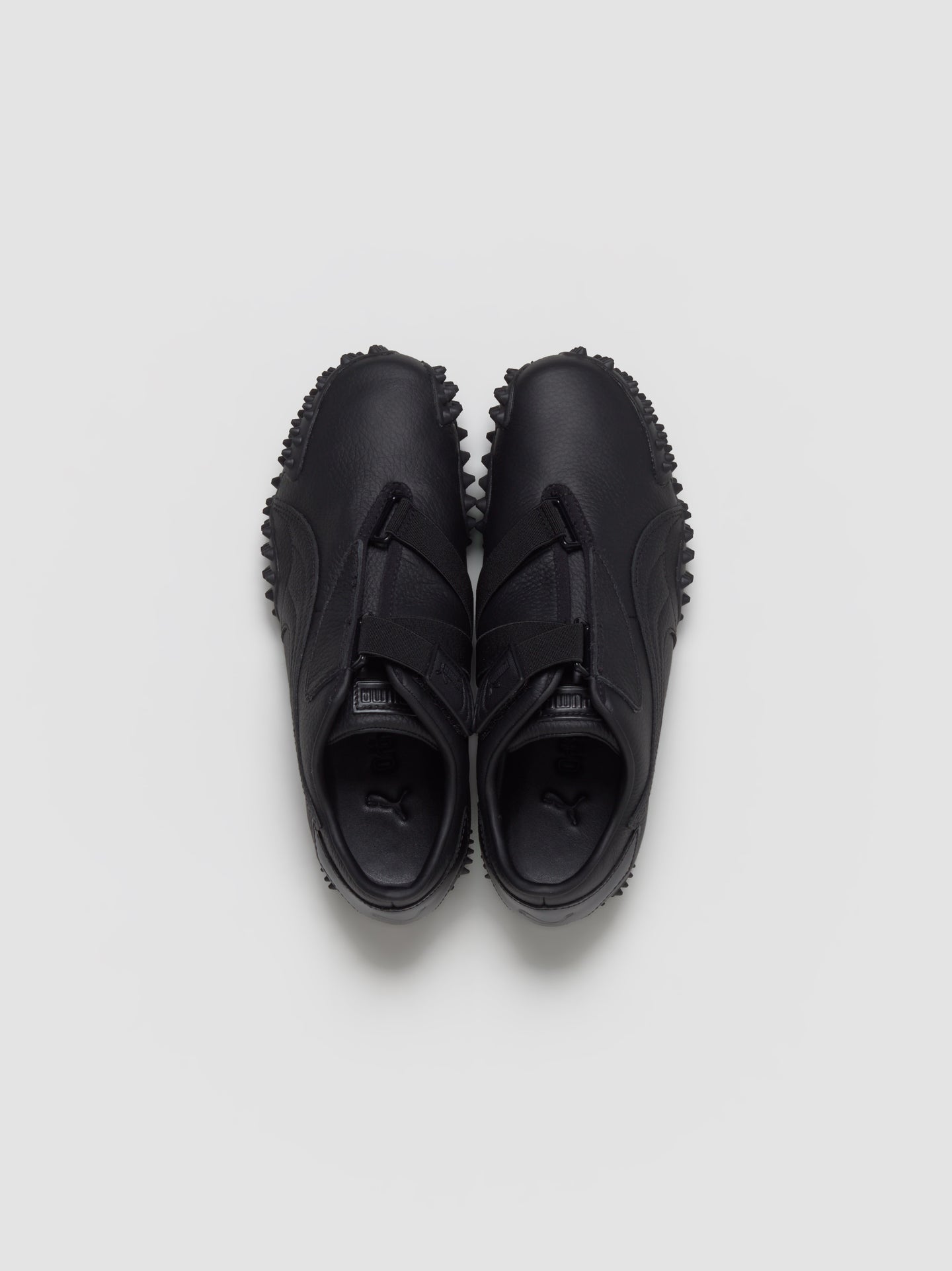 Mostro Leather Sneaker in Black