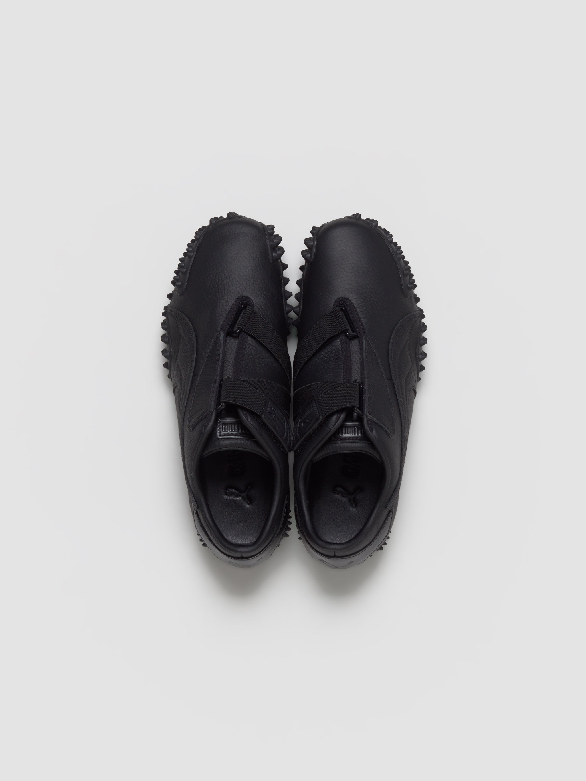 Mostro Leather Sneaker in Black