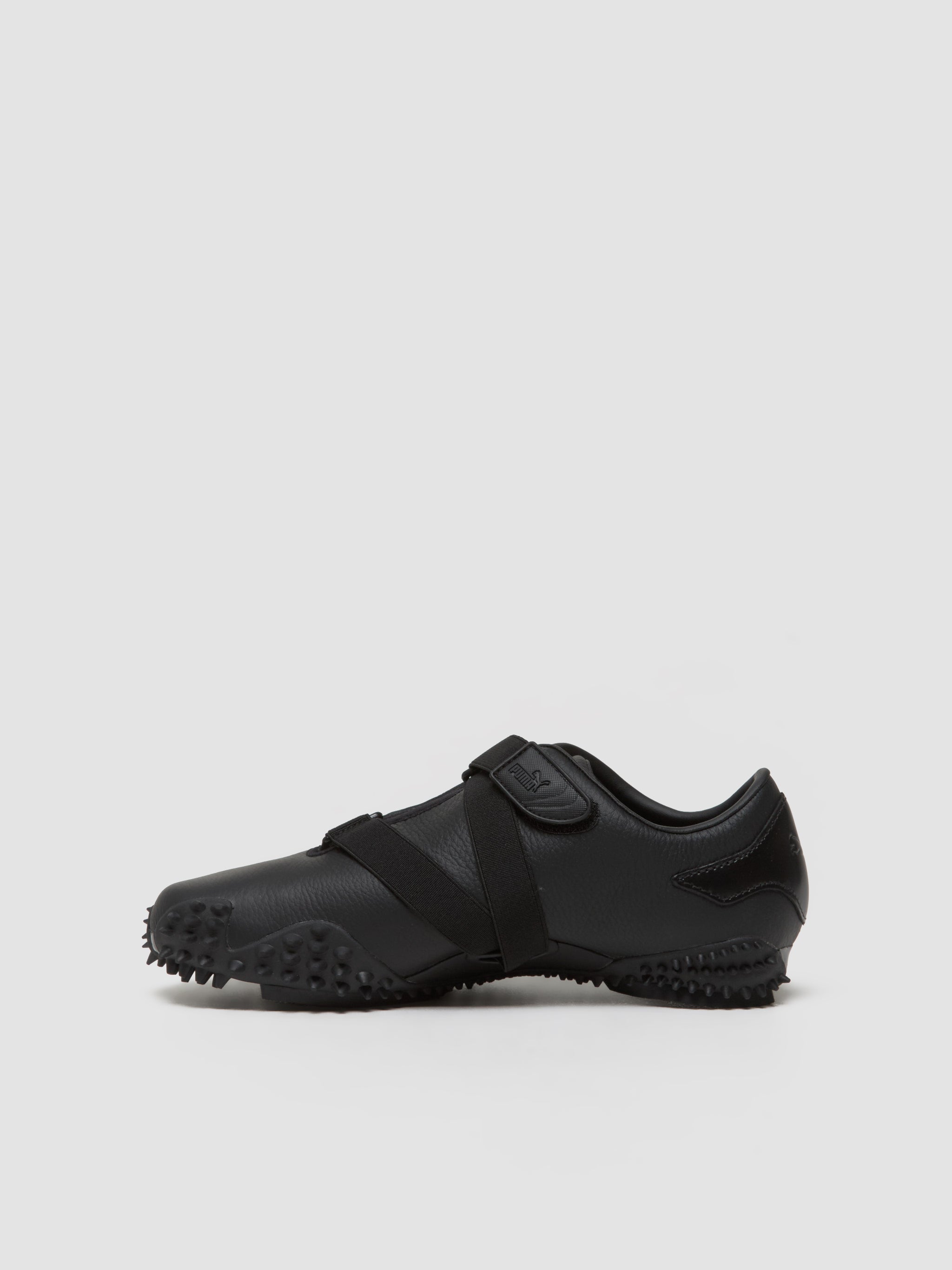 Mostro Leather Sneaker in Black