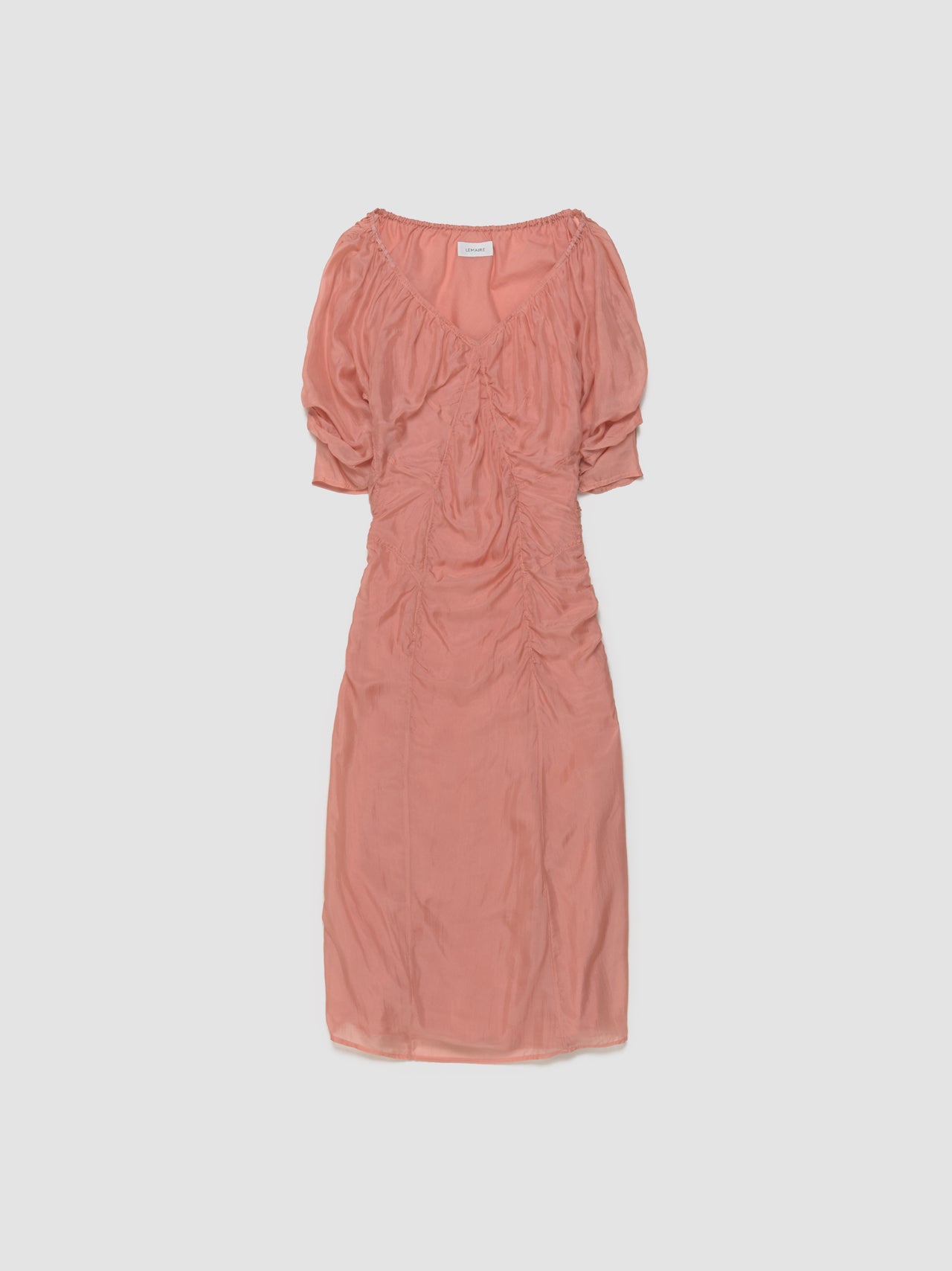 Midi Dress in Light Coral