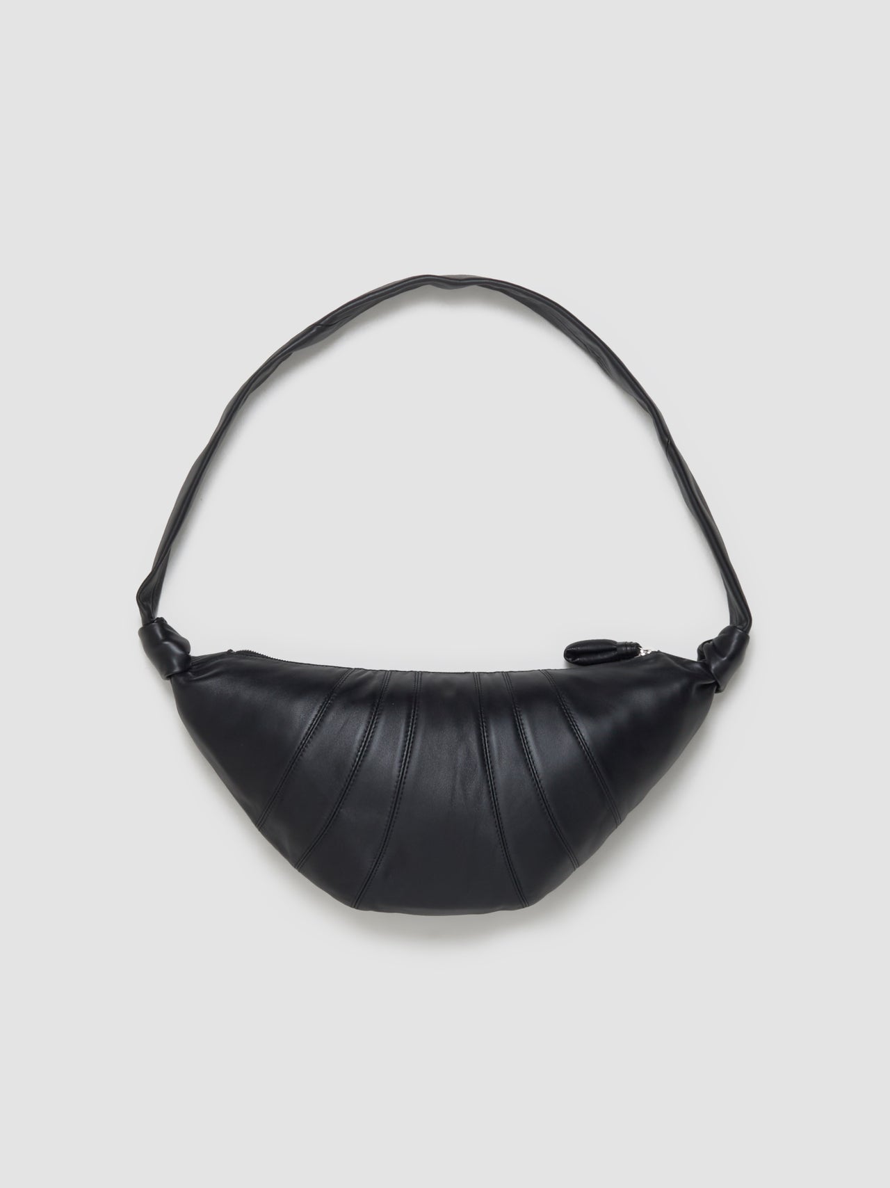 Medium Croissant Bag in Black
