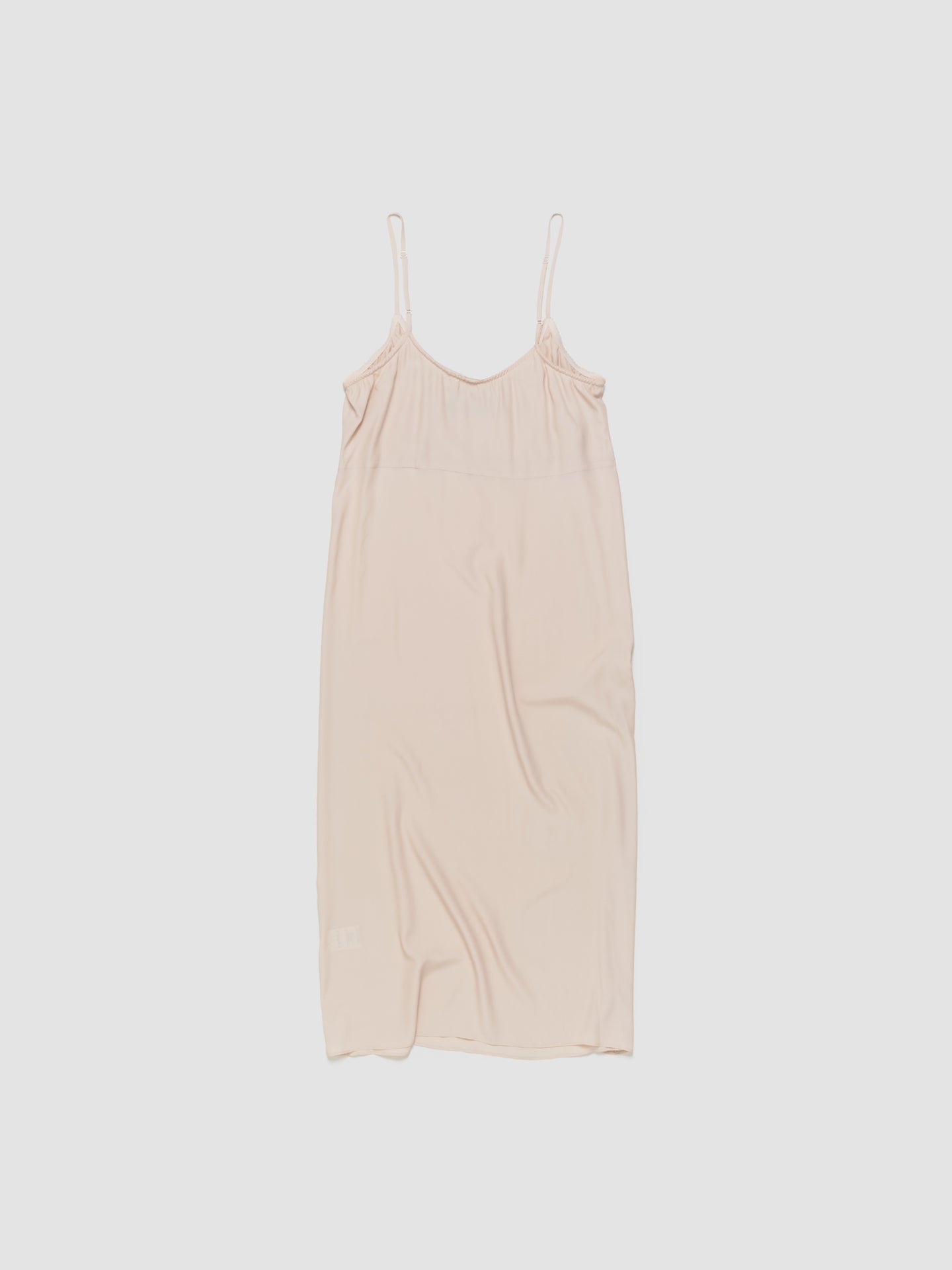 Negligee Bow Detail Slip Dress in Nude