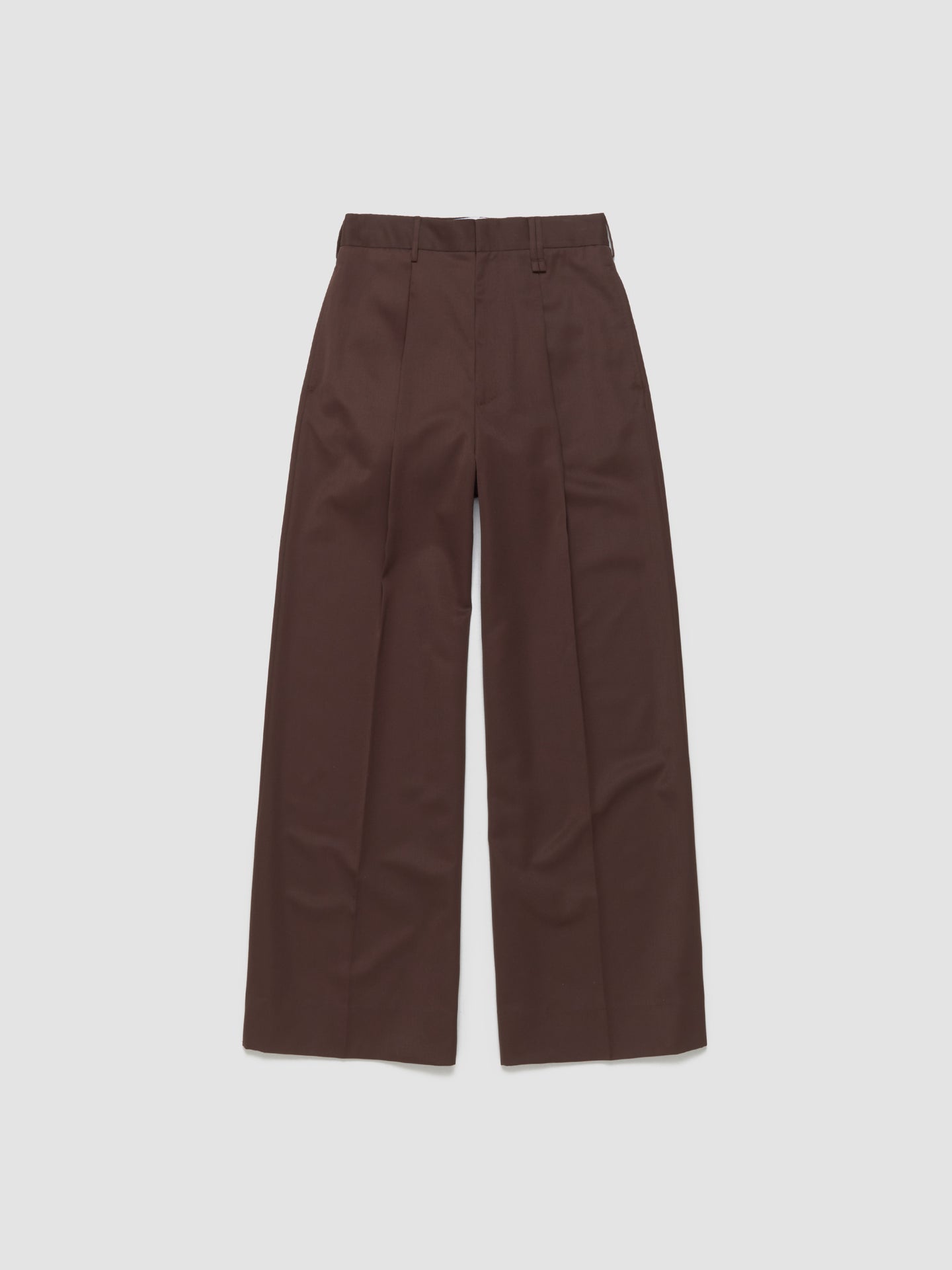 Wide Leg Trousers in Chocolate