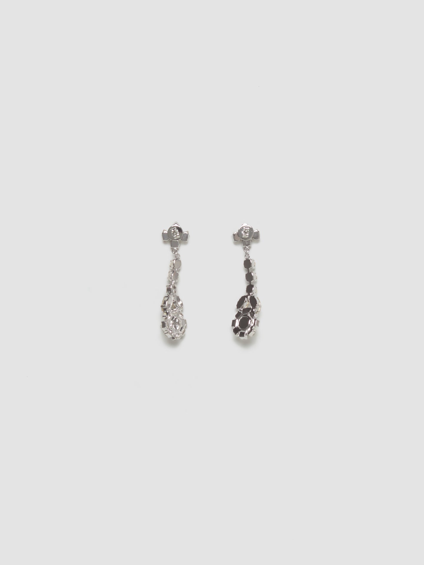 Victorian Drip Earrings in Pearl & Crystal