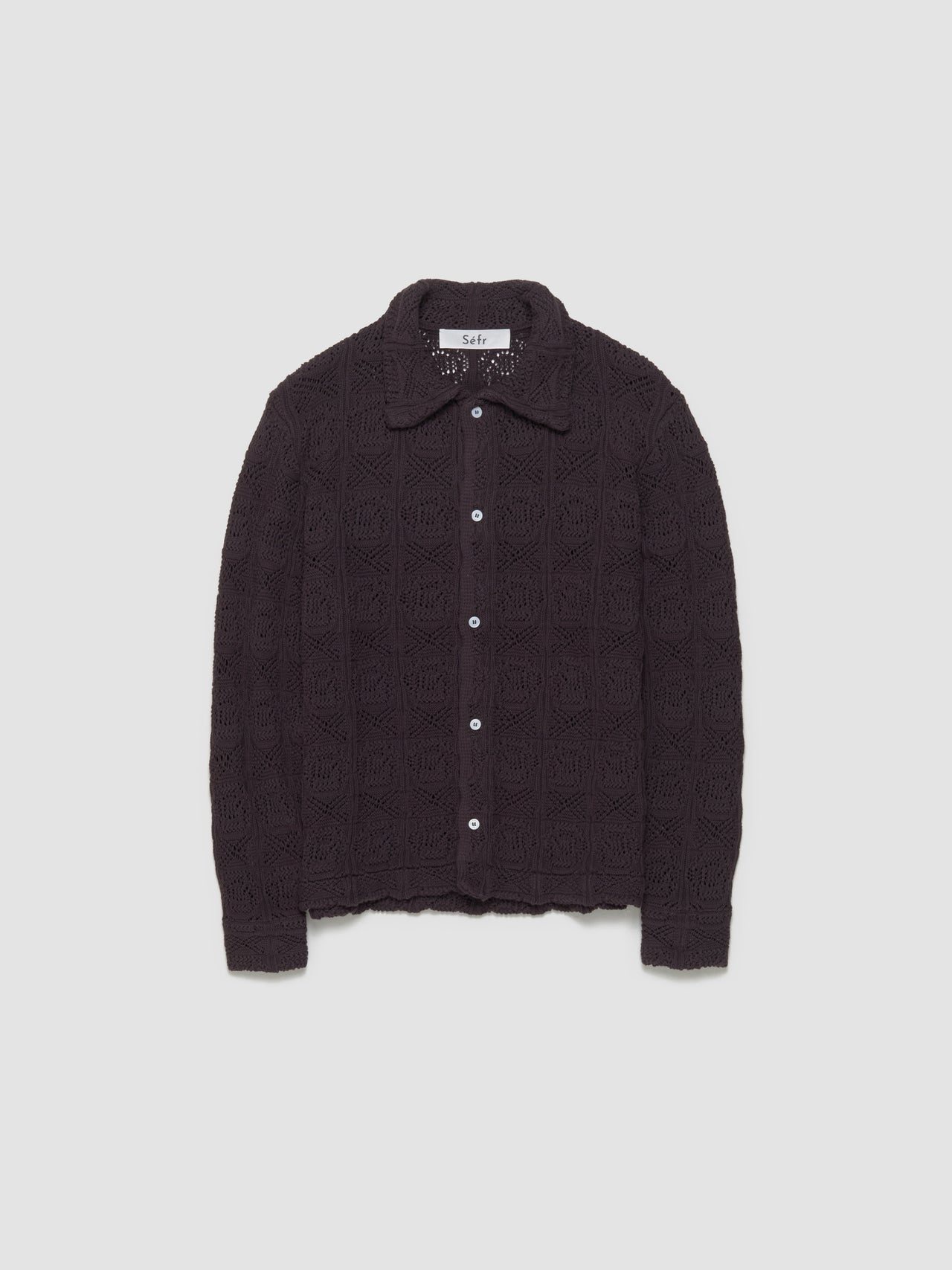 Myles Overshirt in Heavy Roast Knit