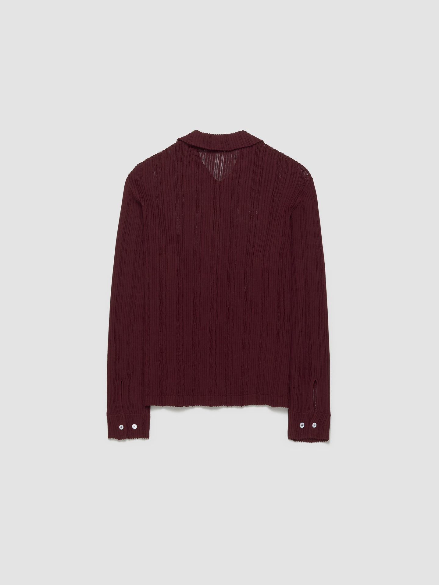 Jacques Shirt in Maroon Mesh