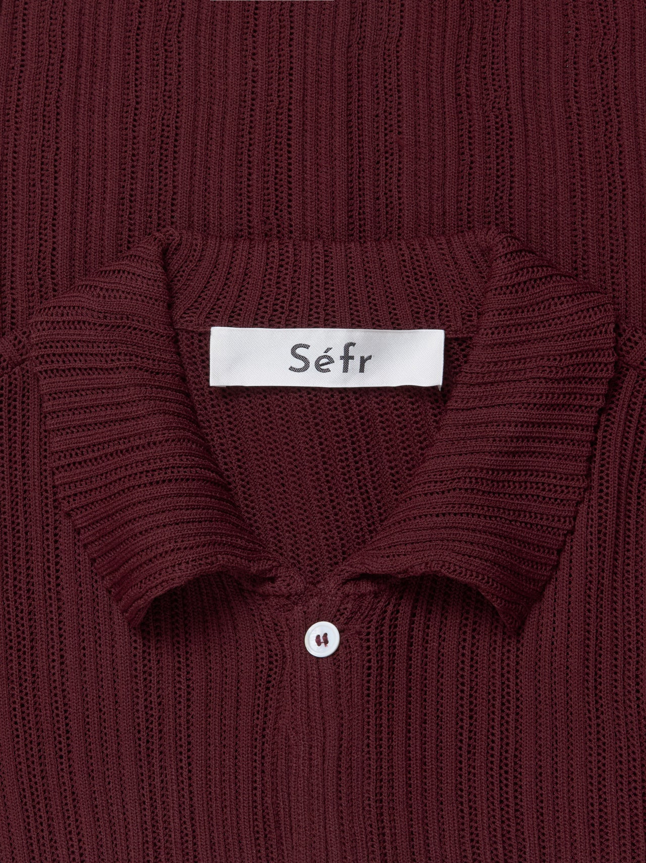 Jacques Shirt in Maroon Mesh