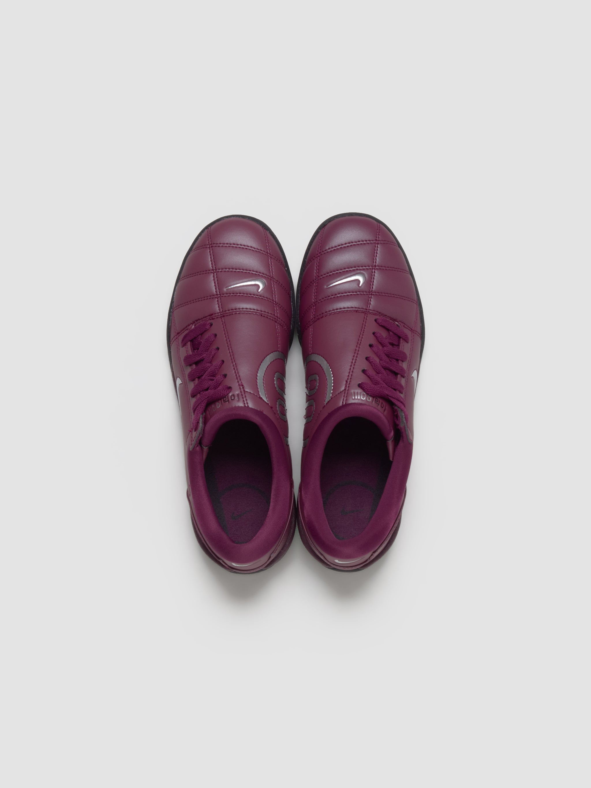 Total 90 SP Sneaker in Bordeaux & Metallic Silver