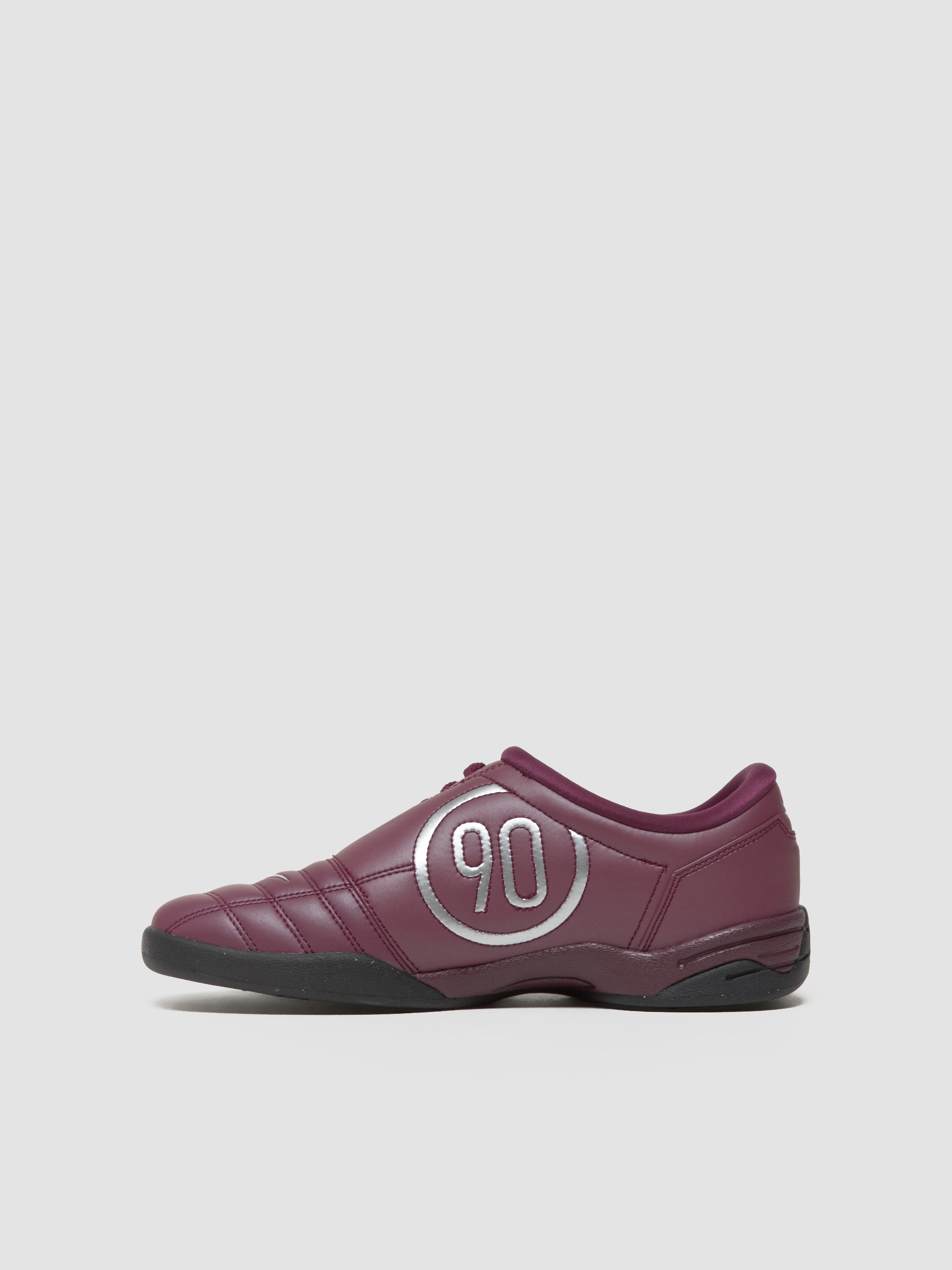 Total 90 SP Sneaker in Bordeaux & Metallic Silver