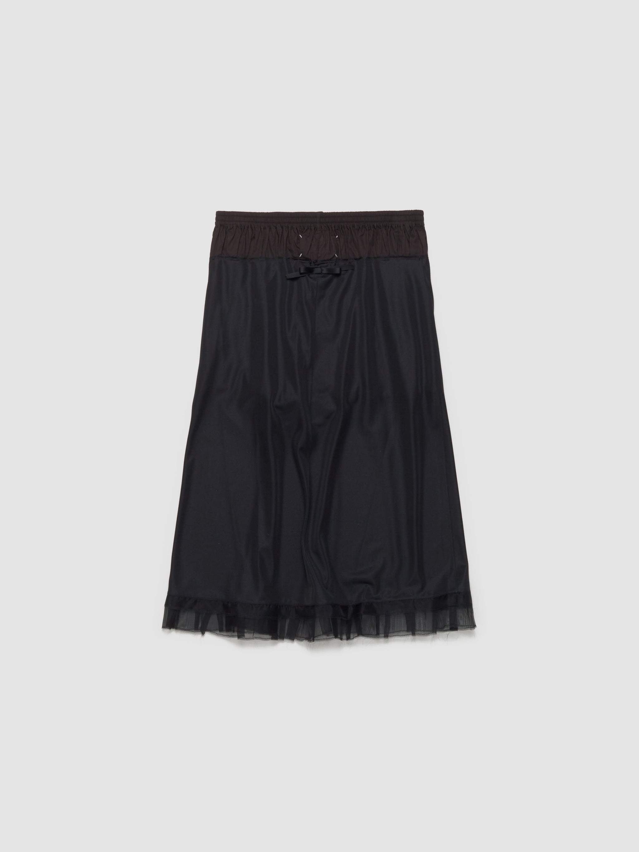 Midi Skirt in Black & Brown