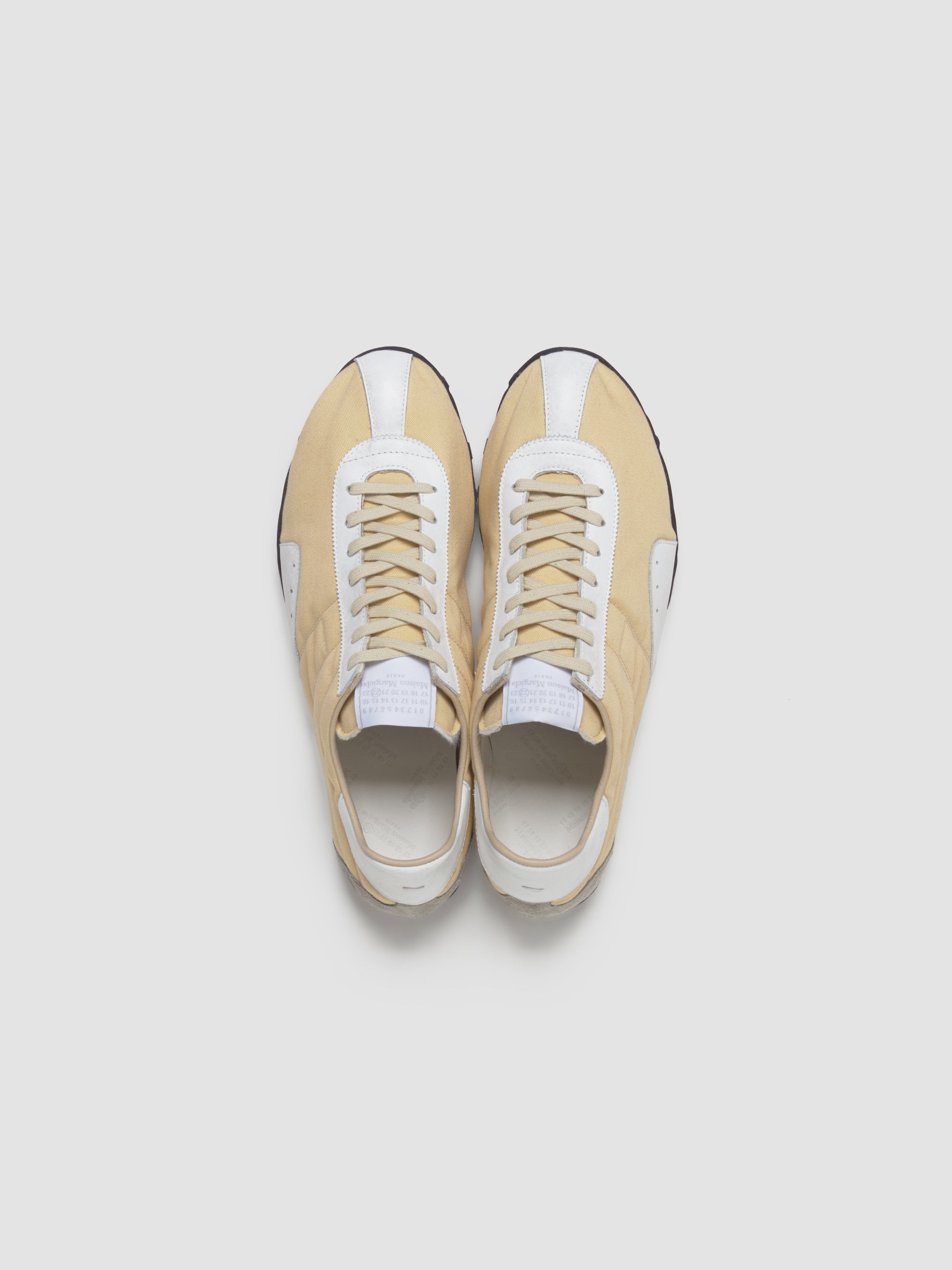 Sprinter Sneaker in Yellow Pale & White