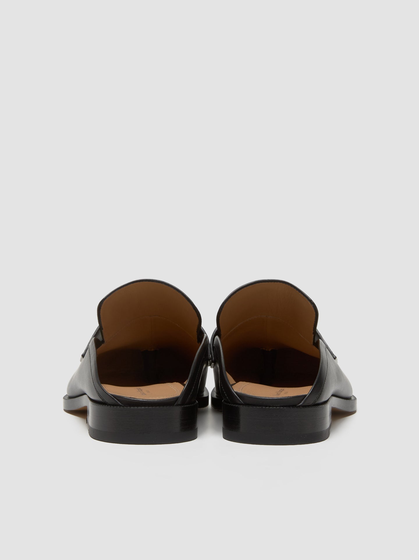 Tabi Loafer Mules in Black