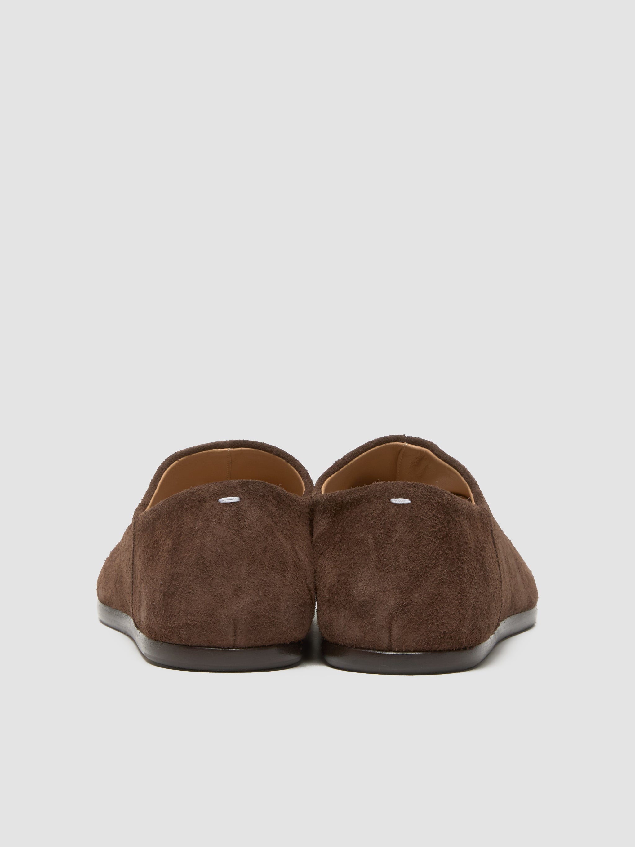 Tabi Babouche in Brown Suede