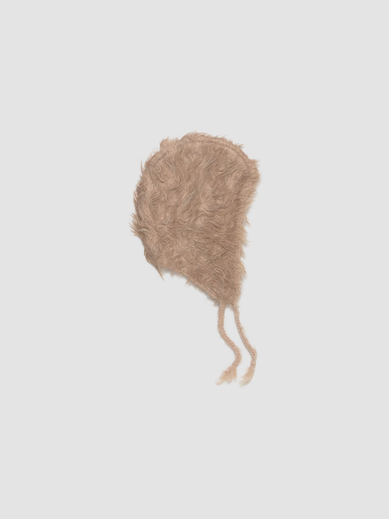 Fluffy Hat in Beige