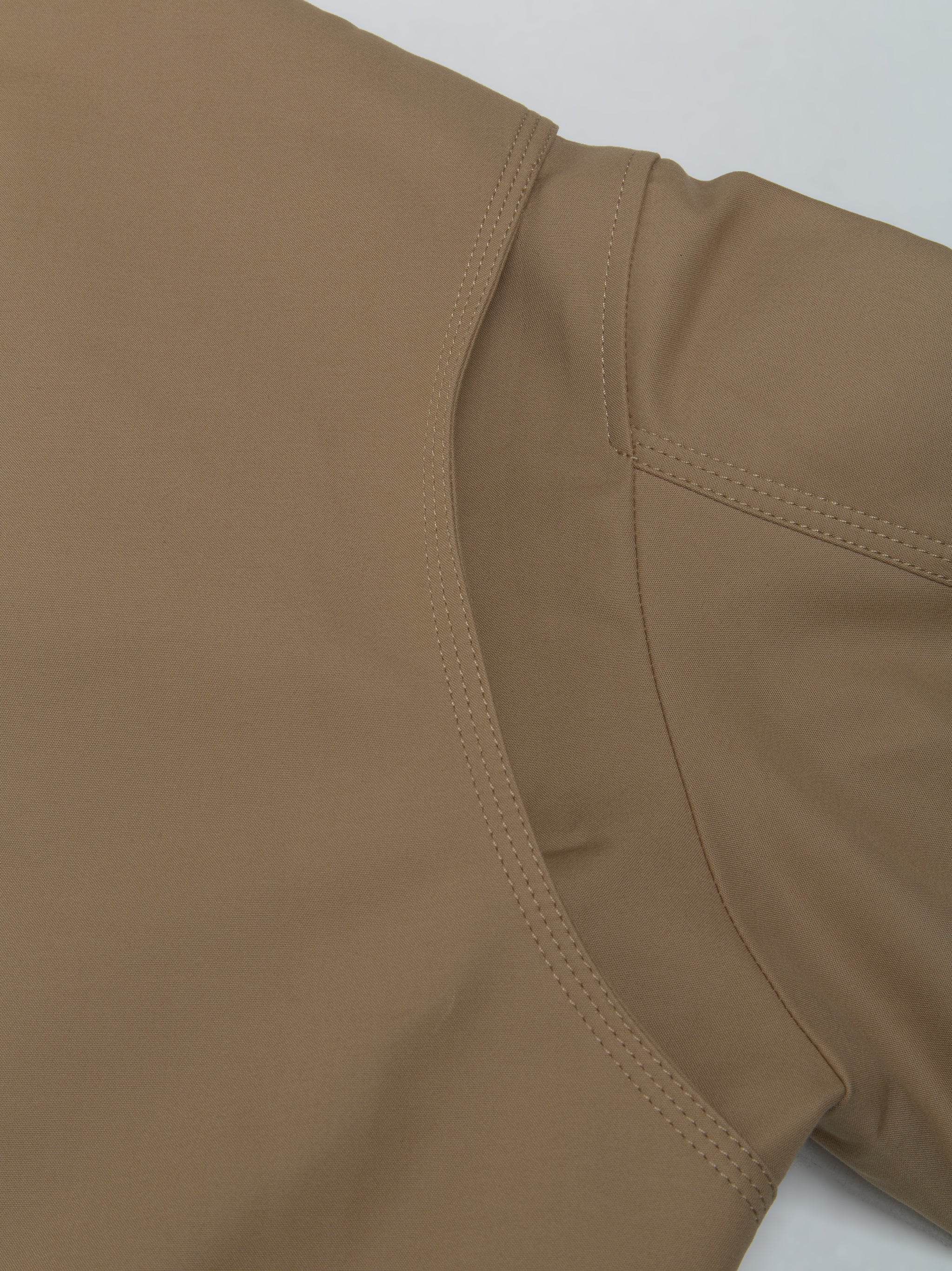 Twill Jacket in Khaki Beige