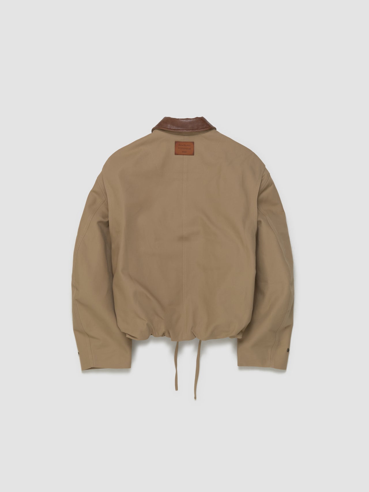 Twill Jacket in Khaki Beige