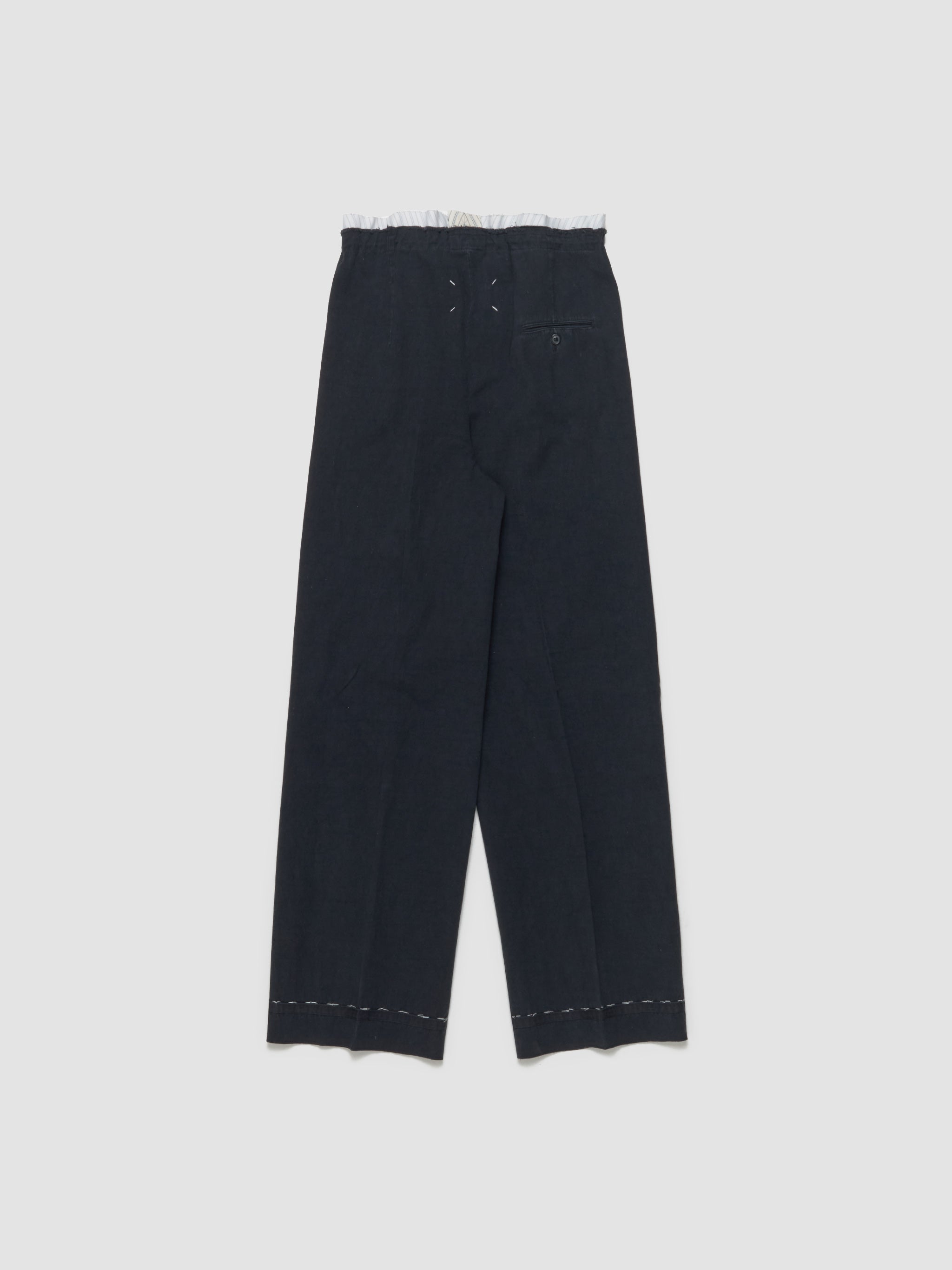 Work-in-Progress Trousers in Black