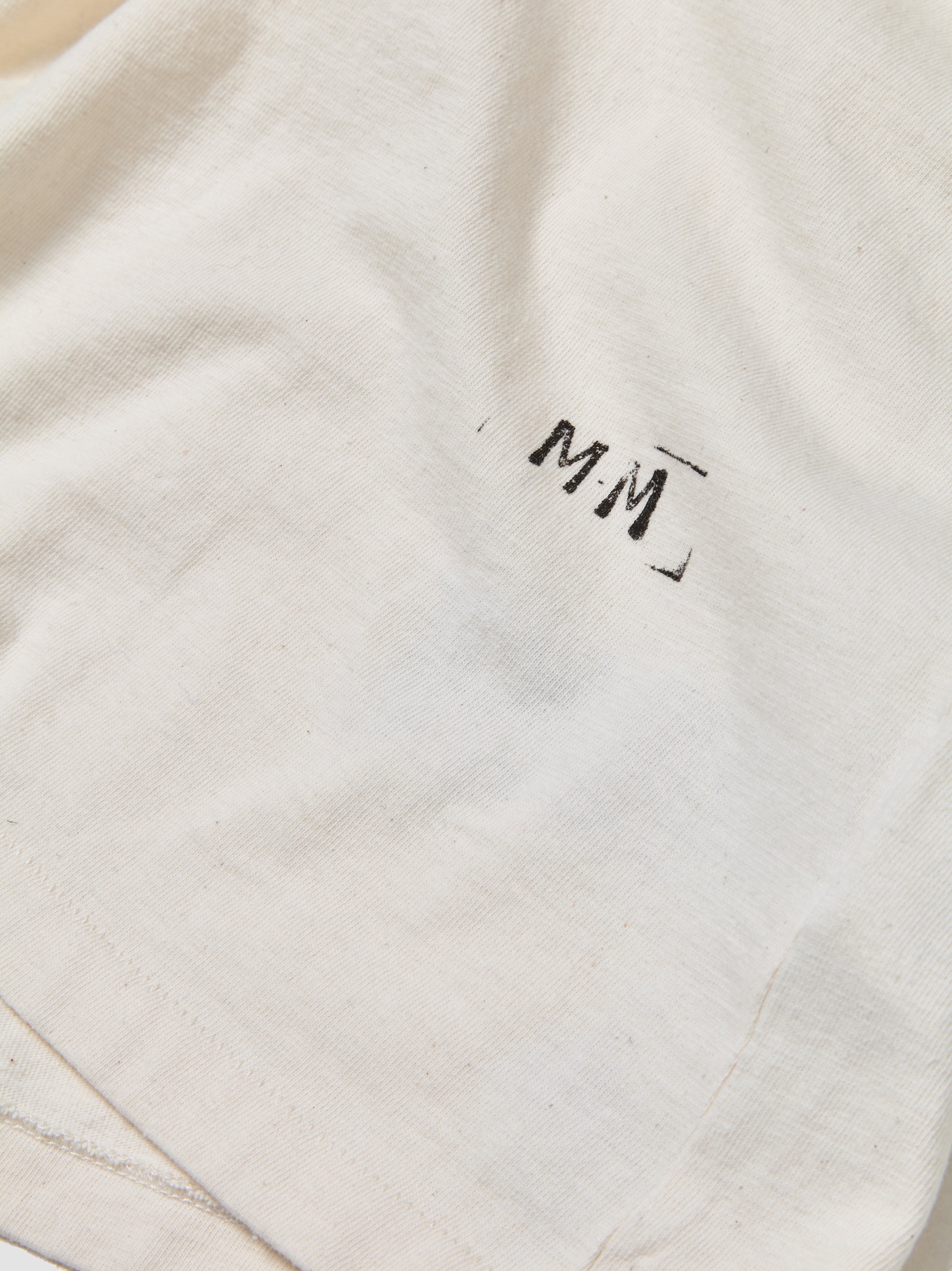 Short Sleeve Polo T-Shirt in Off-White