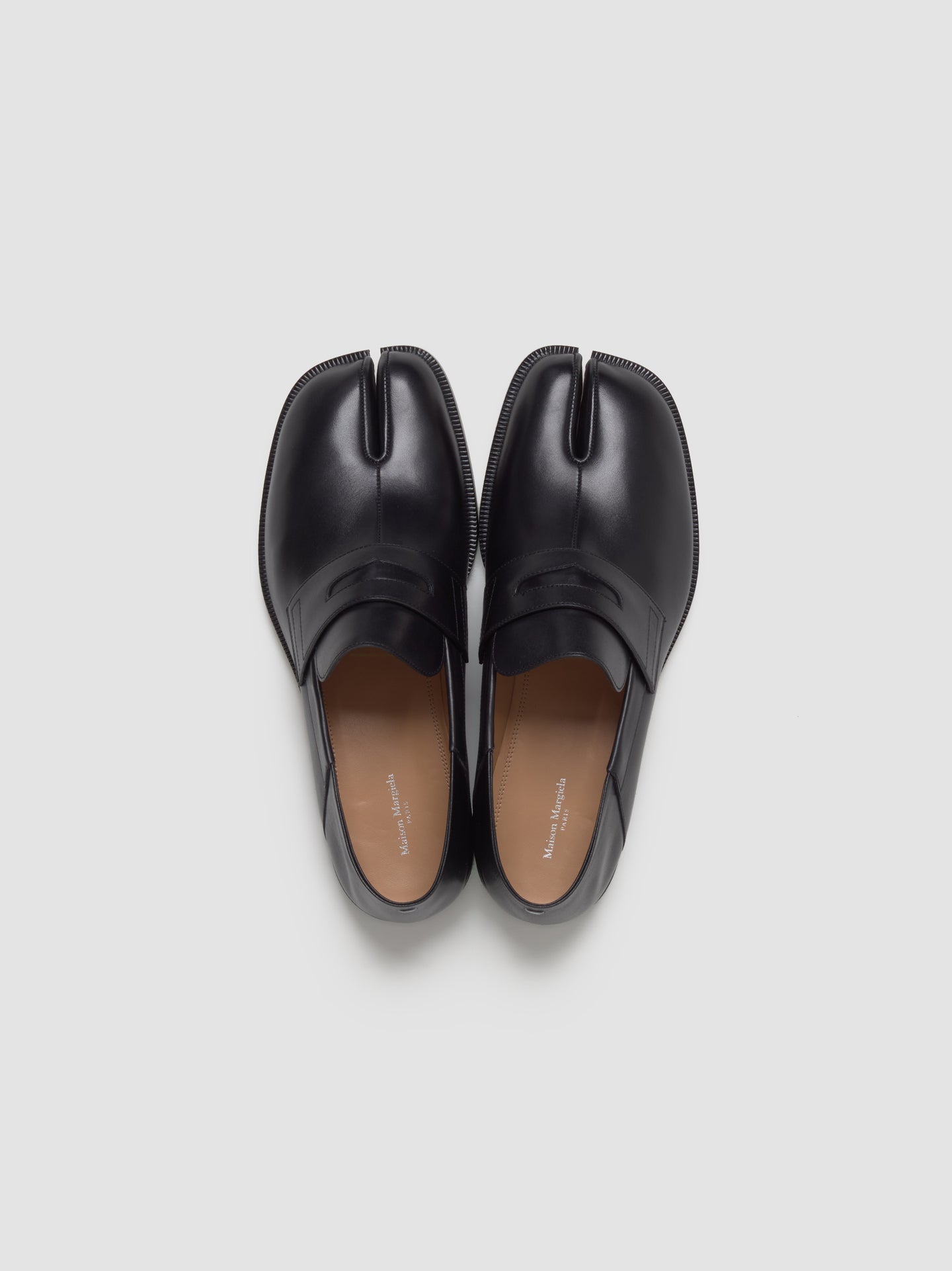 Tabi Slip-On Loafers in Black