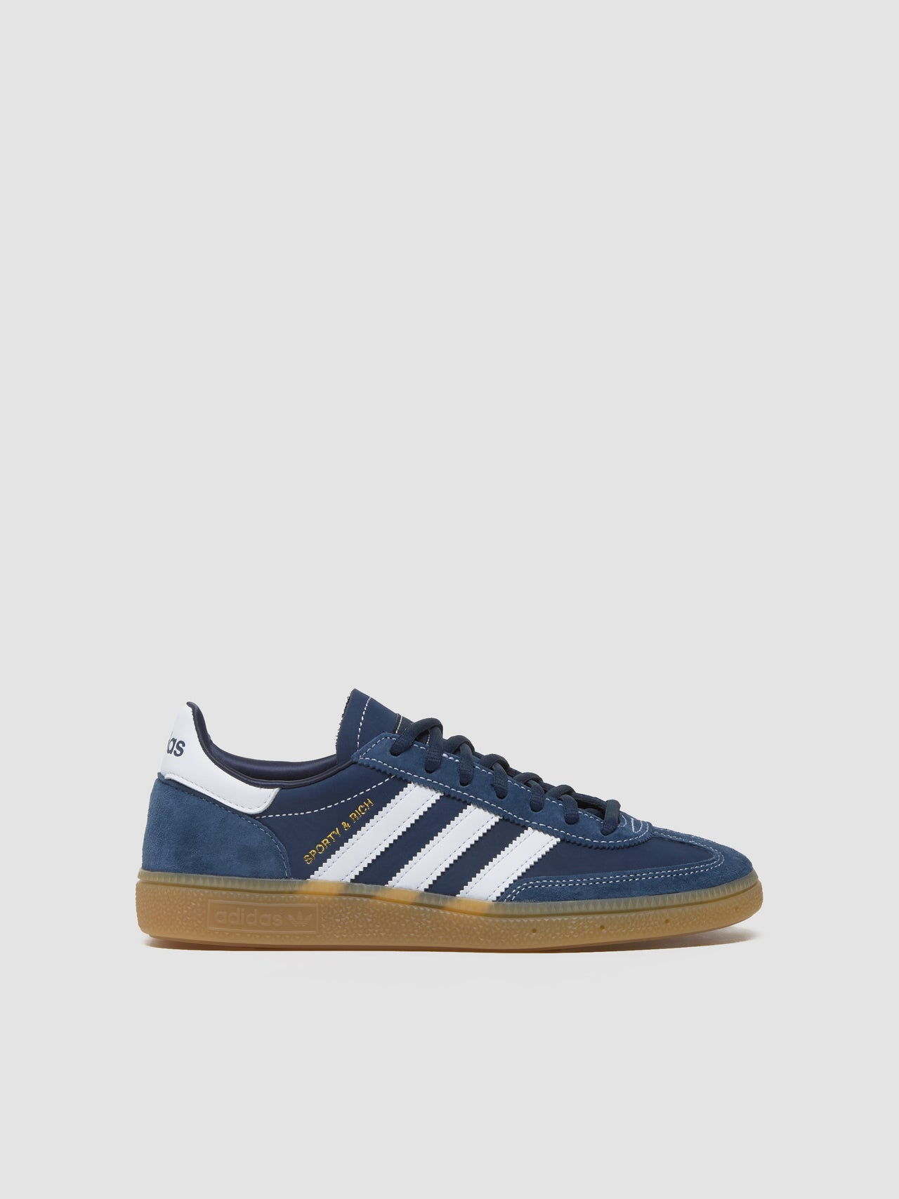 x Sporty & Rich Handball Spezial Sneaker in Night Indigo & White