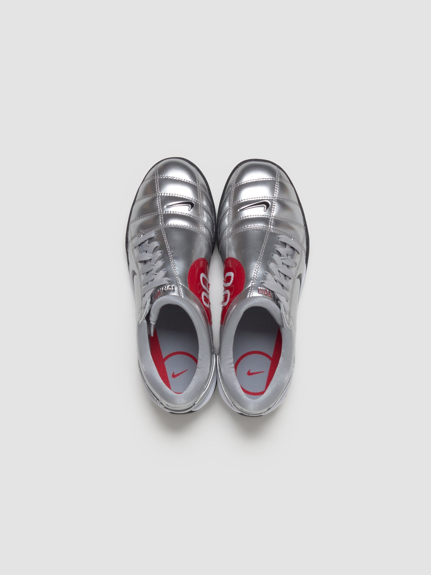 Total 90 SP Sneaker in Metallic Silver & University Red