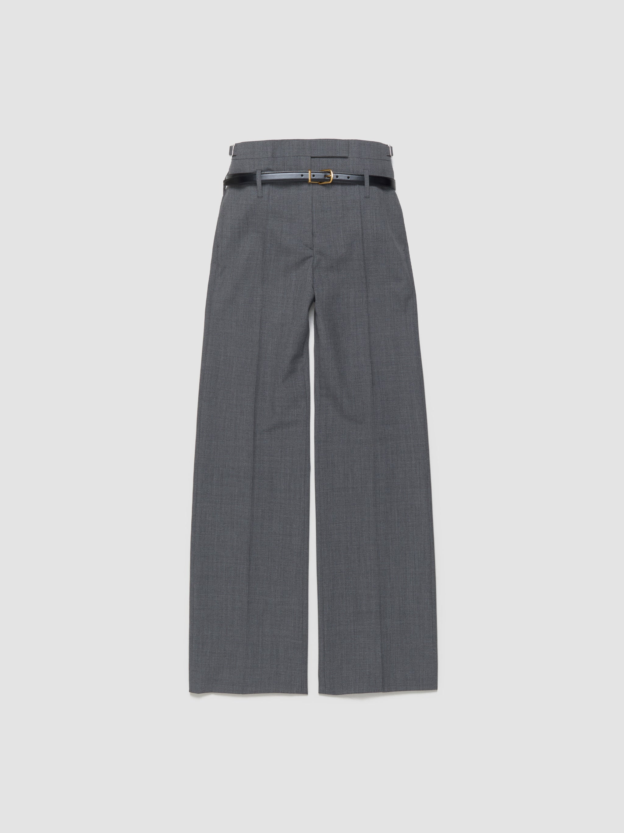 Technical Wool Pants in Grey