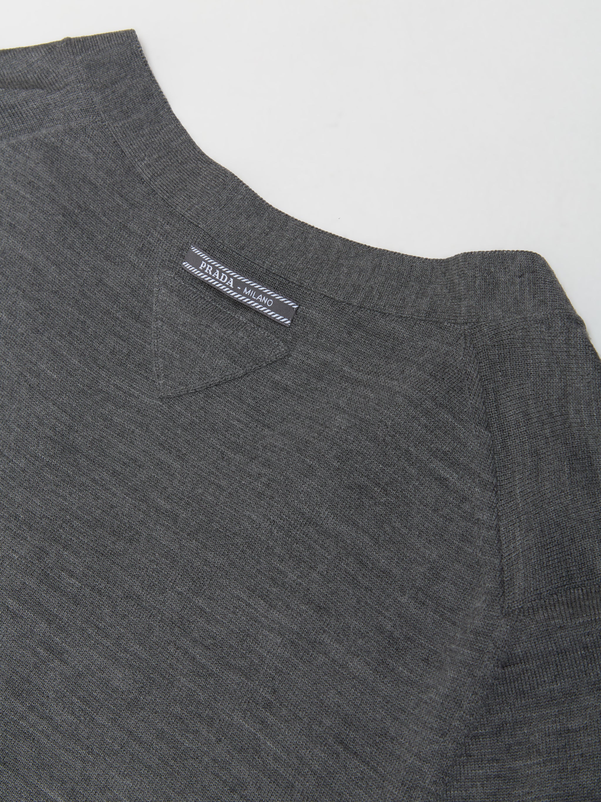 Wool Cardigan in Slate Gray