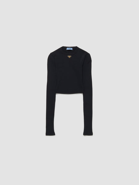 トップス 90s prada long tee (s) black 90s prada long tee (s) black